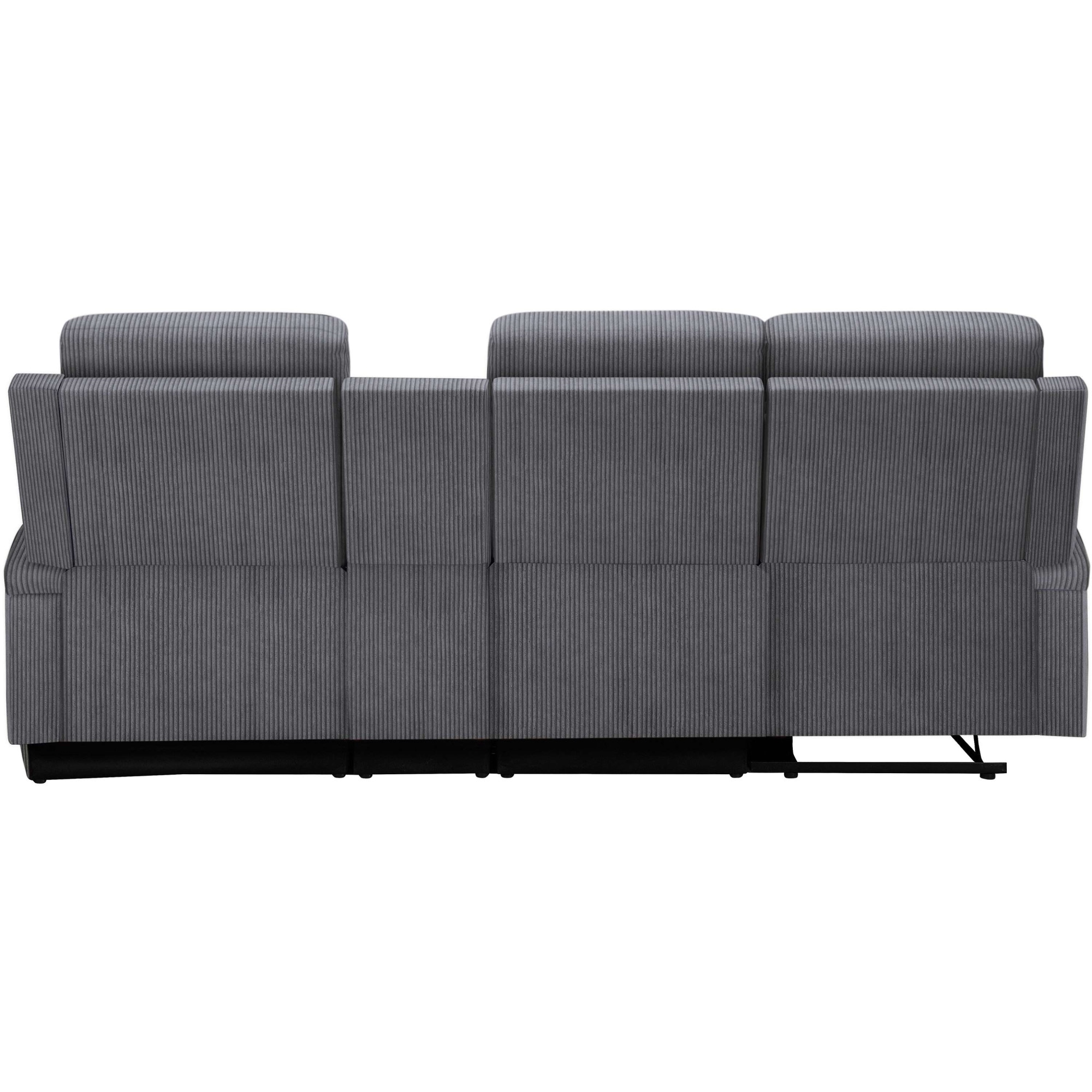 Home affaire Ecksofa »NAPORI Multimediasofa, 3er Kinosessel XXL, L-Form, Cord« Kinosofa mit Relaxfunktion, Getränkehalter, Staufach und Staukasten