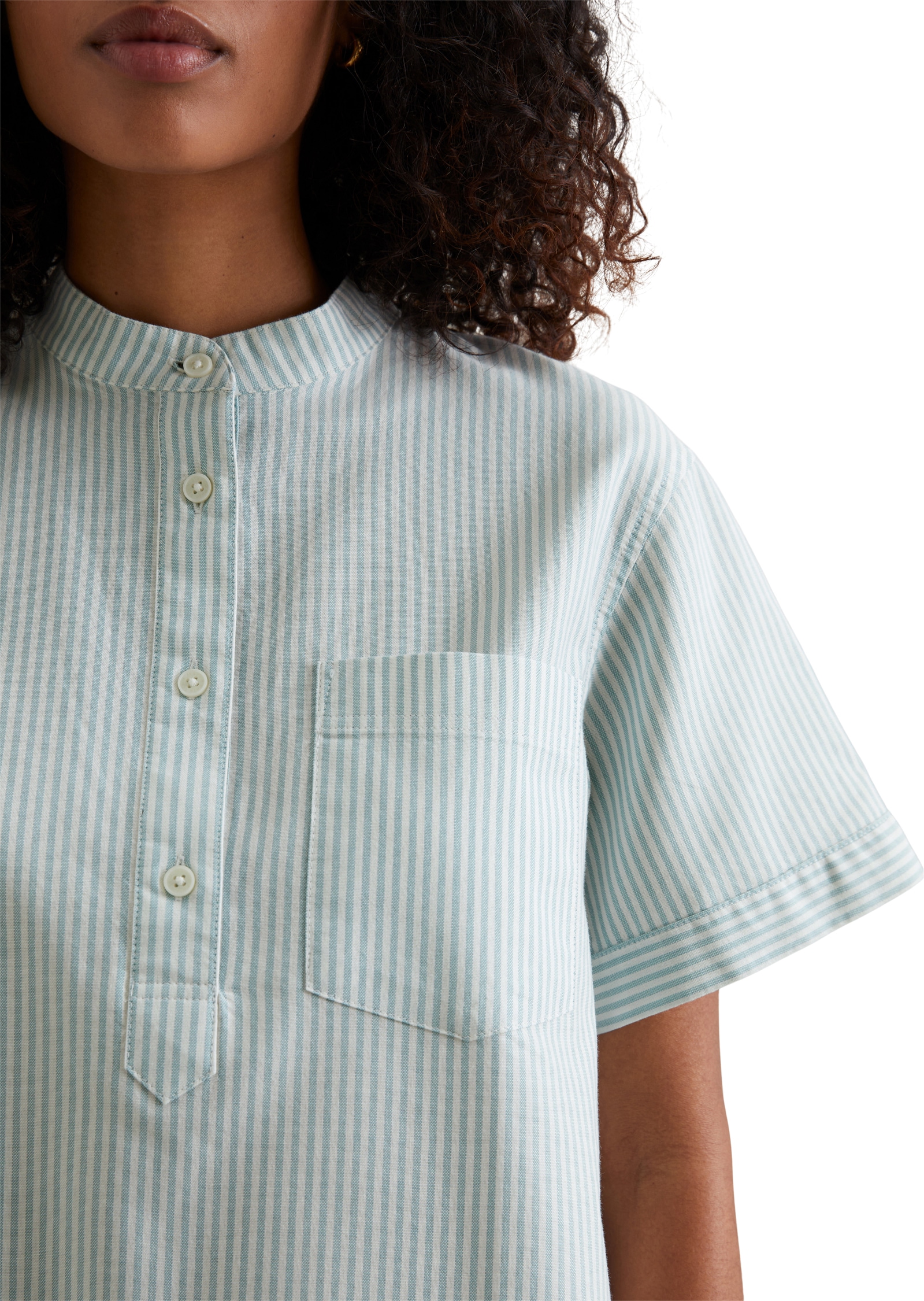 Marc O'Polo DENIM Kurzarmbluse
