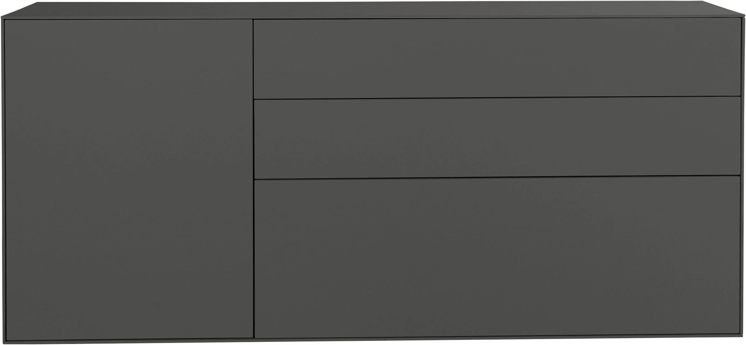 LeGer Home by Lena Gercke Sideboard »Essentials«, Breite: 167cm, MDF lackiert, Push-to-open-Funktion