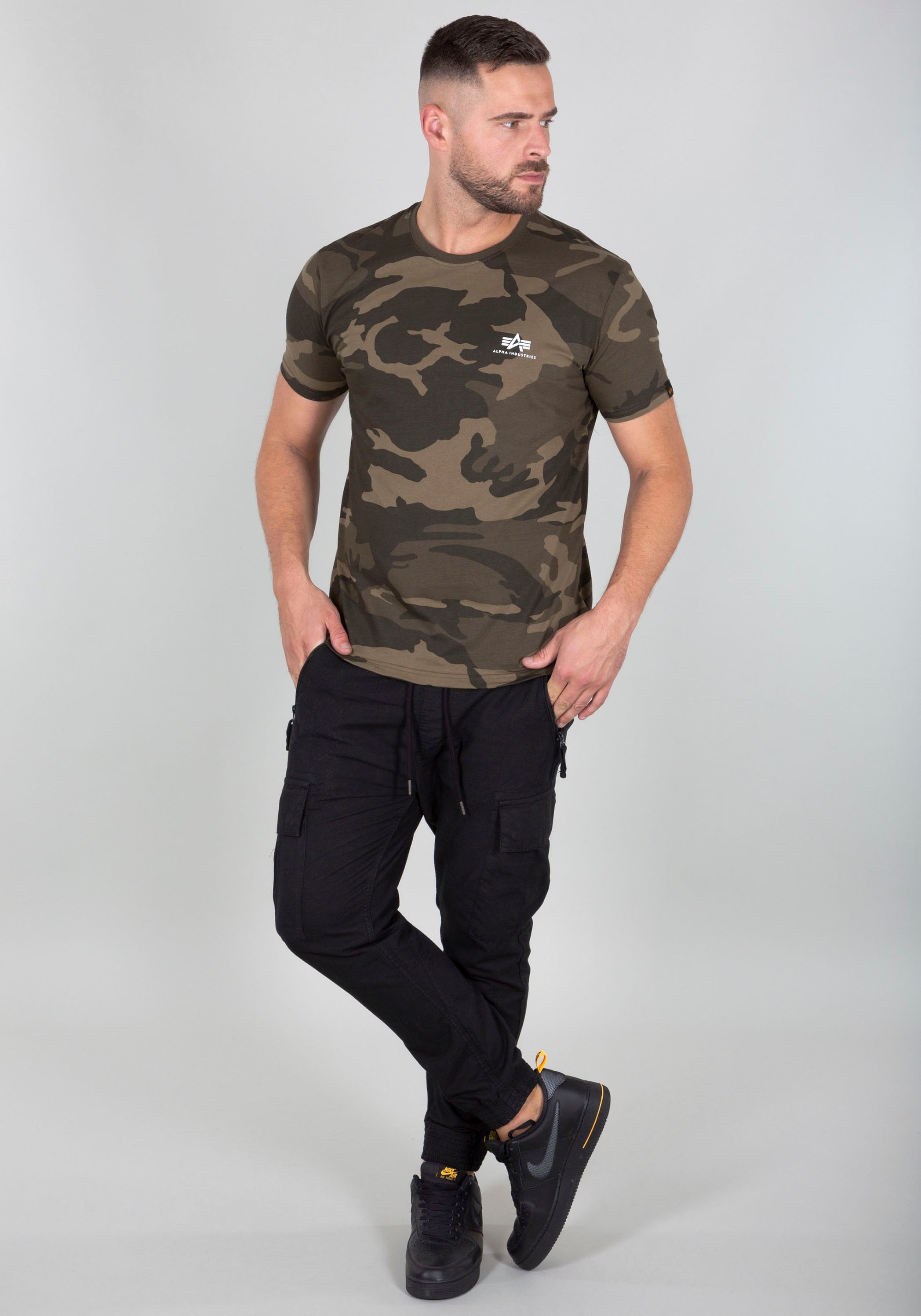 Alpha Industries Rundhalsshirt »BASIC T SMALL LOGO«