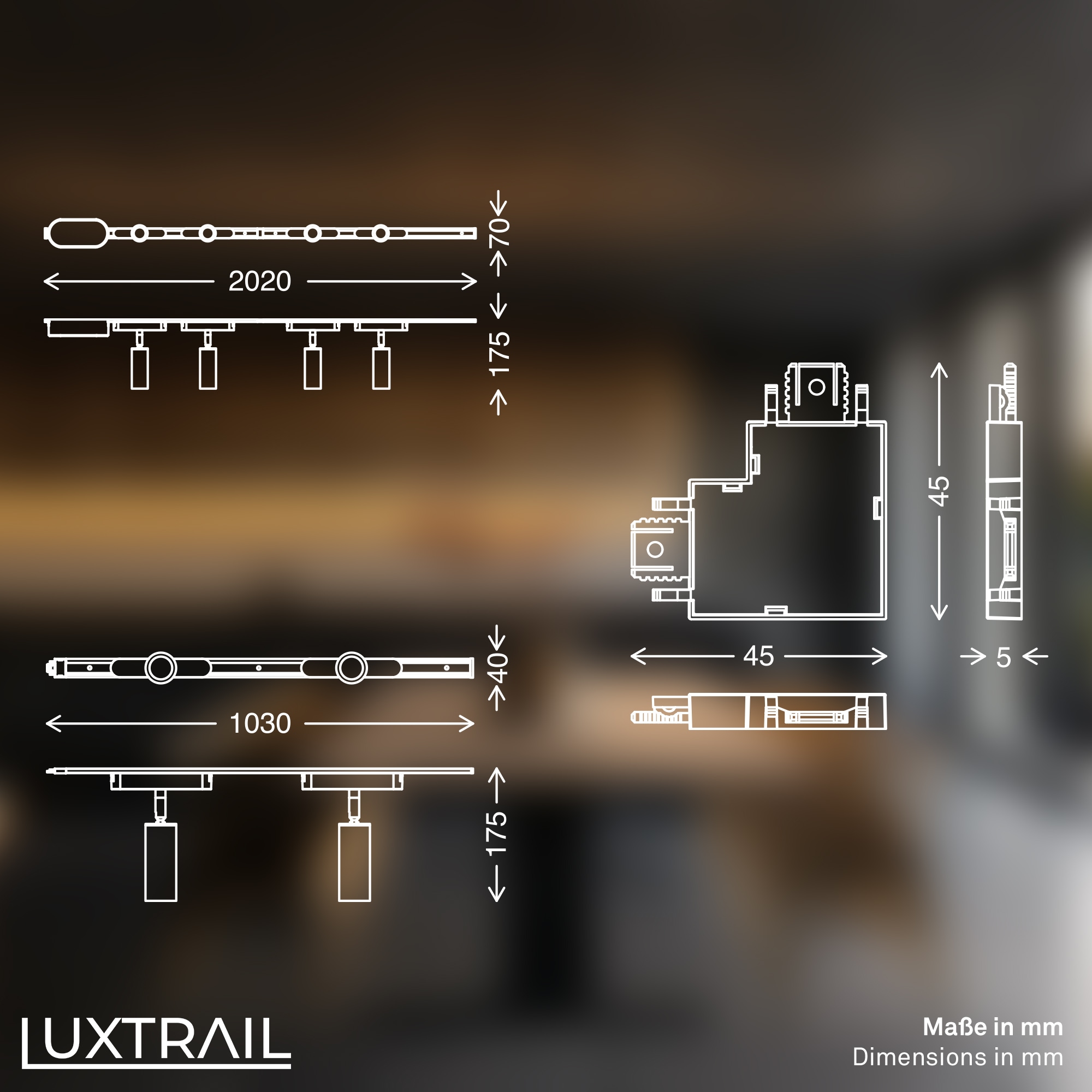 Briloner Leuchten LED Deckenleuchte »LUXTRAIL 8034066«