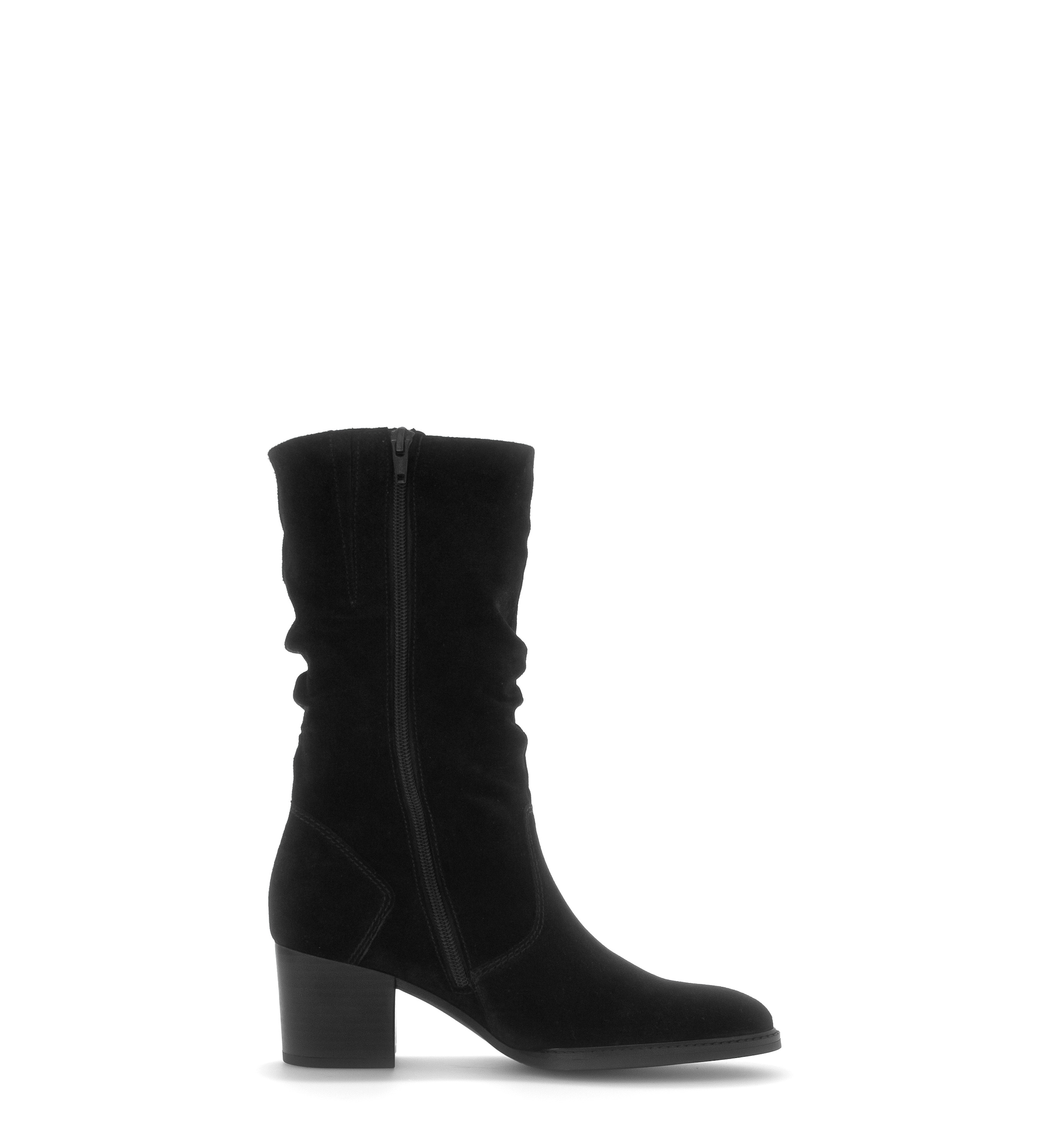 Gabor Stiefel  Blockabsatz, Langschaftstiefel mit praktischem Innenreißverschluss