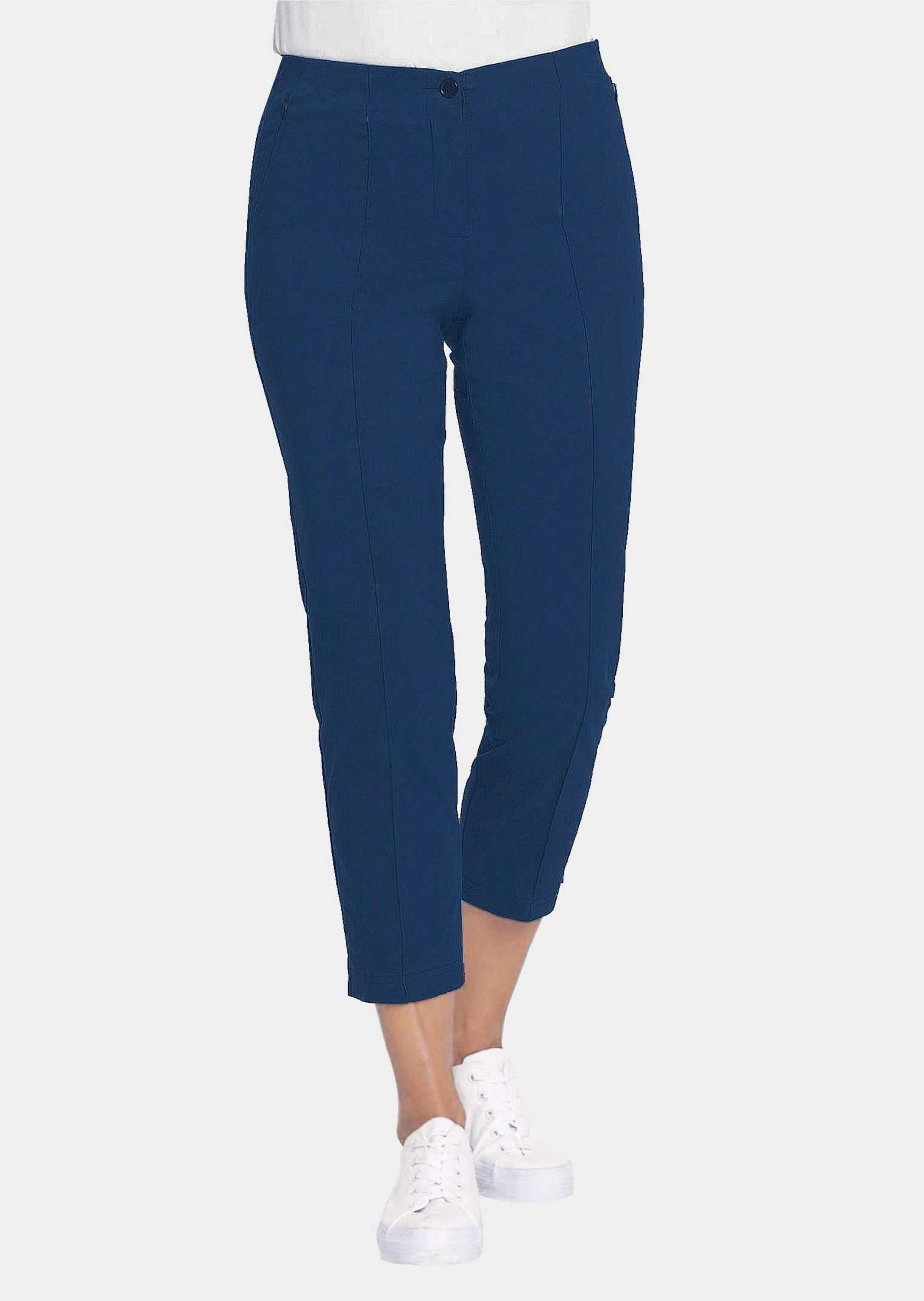 GOLDNER 7/8-Hose »Hose Moderne Hose mit streckenden Biesen«