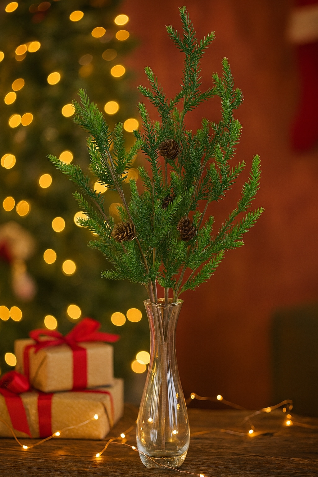 I.GE.A. Kunstzweig »Tannenbusch« Künstlicher Tannenzweig Dekozweig Weihnachtsdeko Kranz Floristik