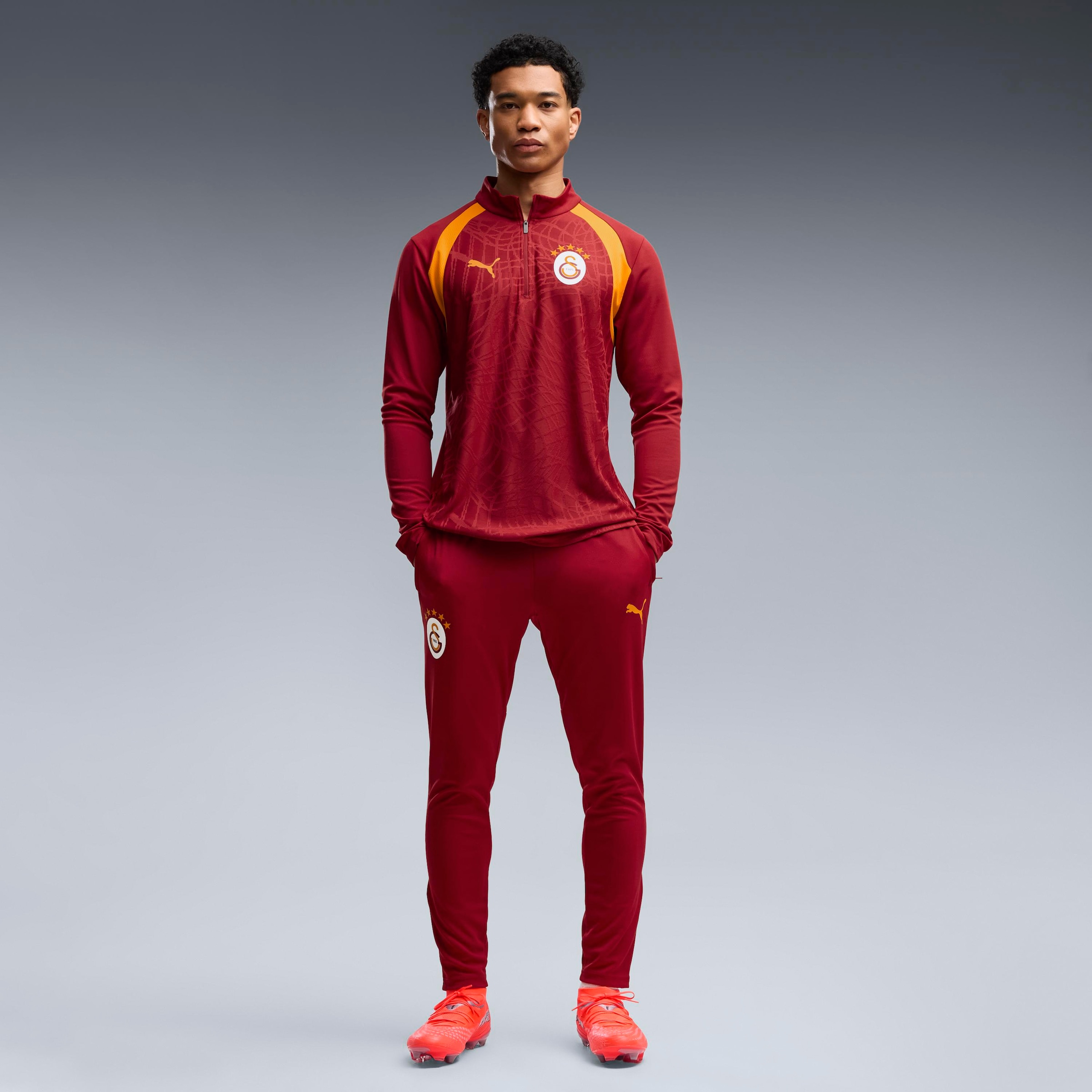 PUMA Langarmshirt »GSK TRAINING 14 ZIP TOP« für vielseitige Einsatzmöglichkeiten, pflegeleicht, strapazierfähig
