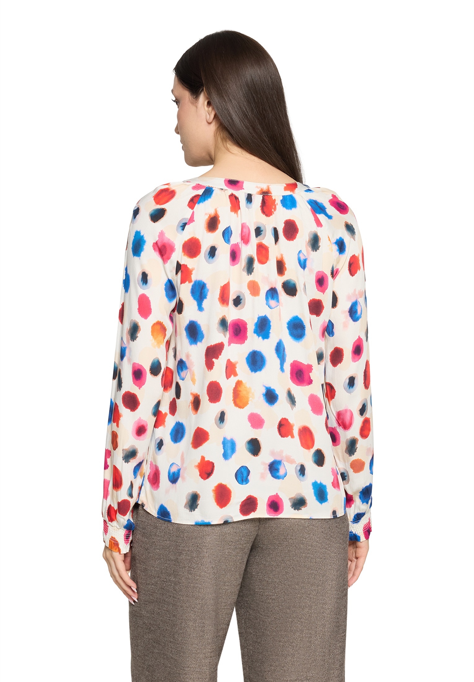 Cartoon Klassische Bluse »Casual-Bluse mit Raffung«