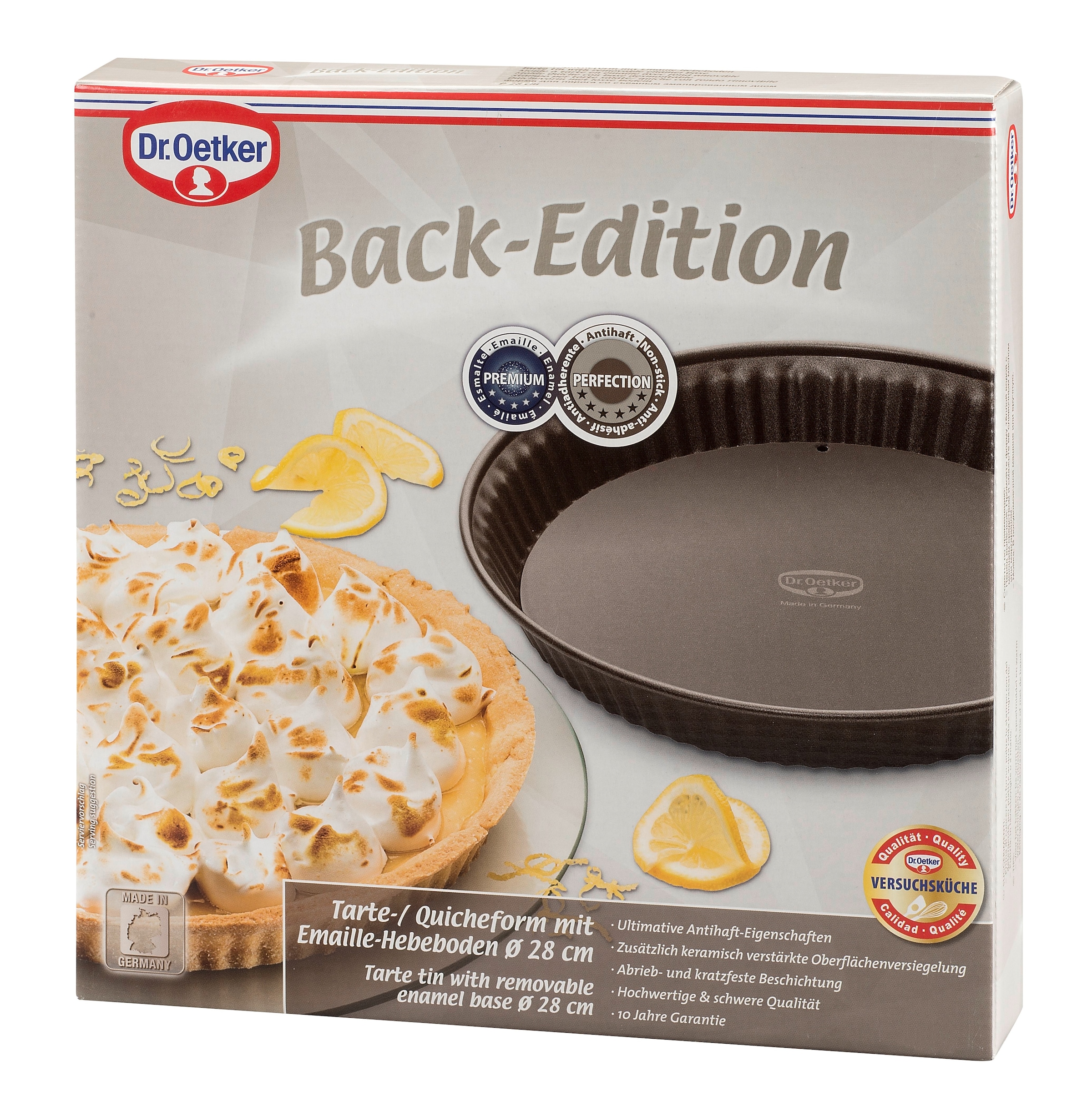 Dr. Oetker Tarteform »Back-Edition, Quicheform mit Emaille-Hebeboden Ø 28 cm«