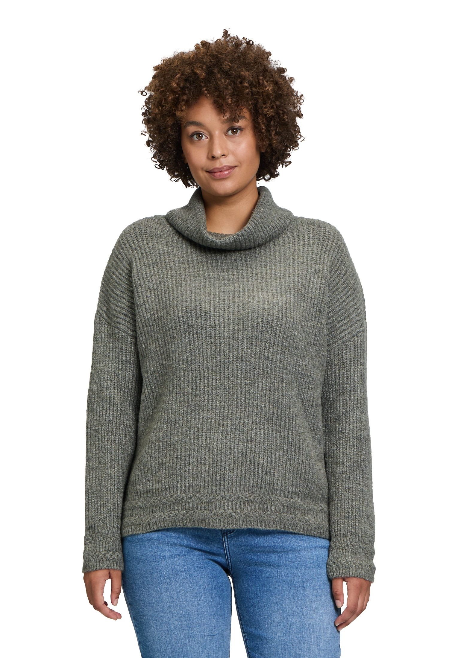 Cartoon Rundhalspullover »Basic-Pullover mit Turtle Neck«