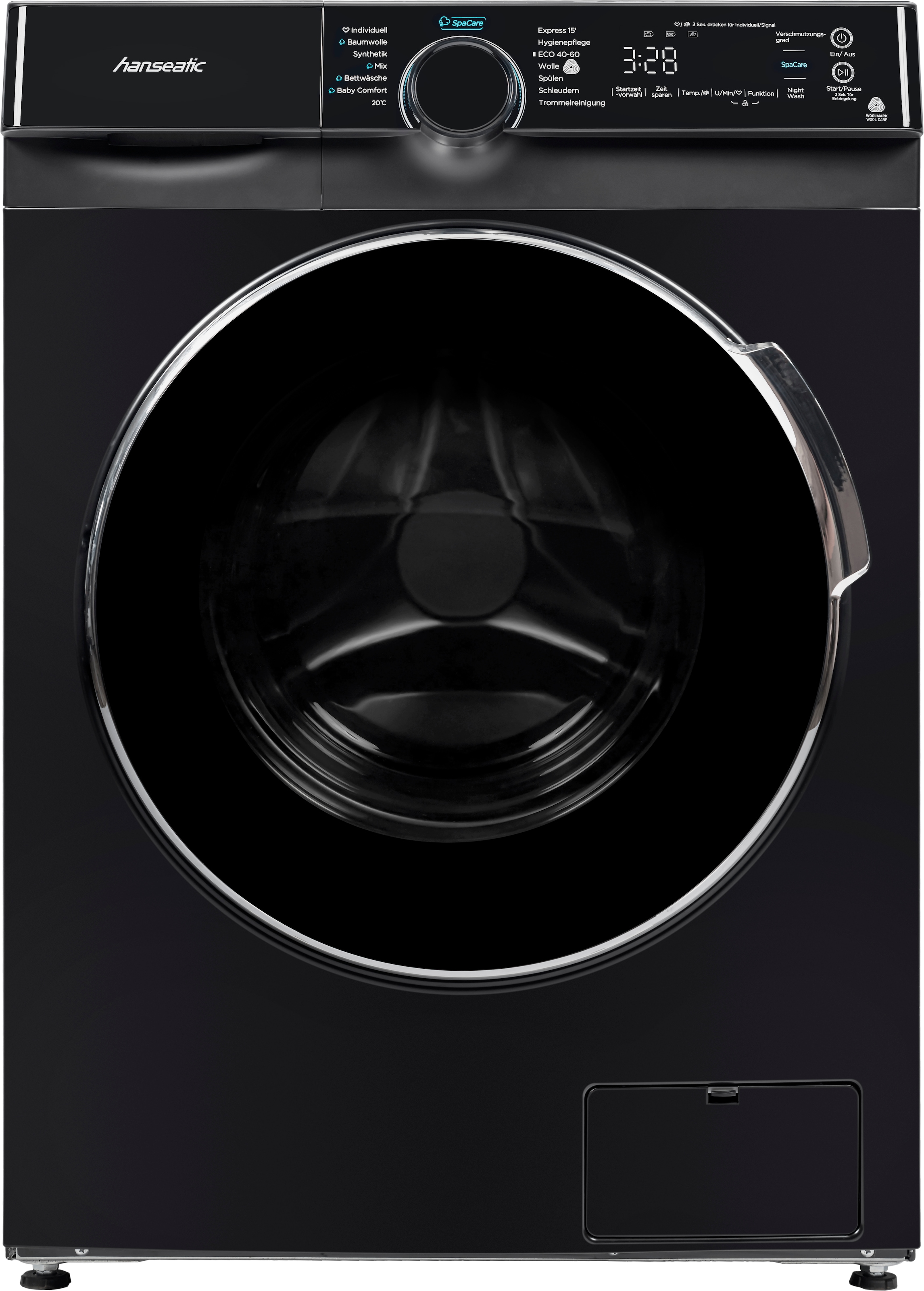 Hanseatic Waschmaschine »HWMK814A1BI«, 8 kg, 1400 U/min, Überlaufschutzsystem