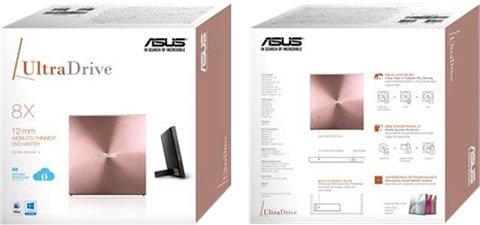 Asus Diskettenlaufwerk »SDRW-08U5S-U«, (USB 2.0 DVD 8 fachx/CD 24 fachx)