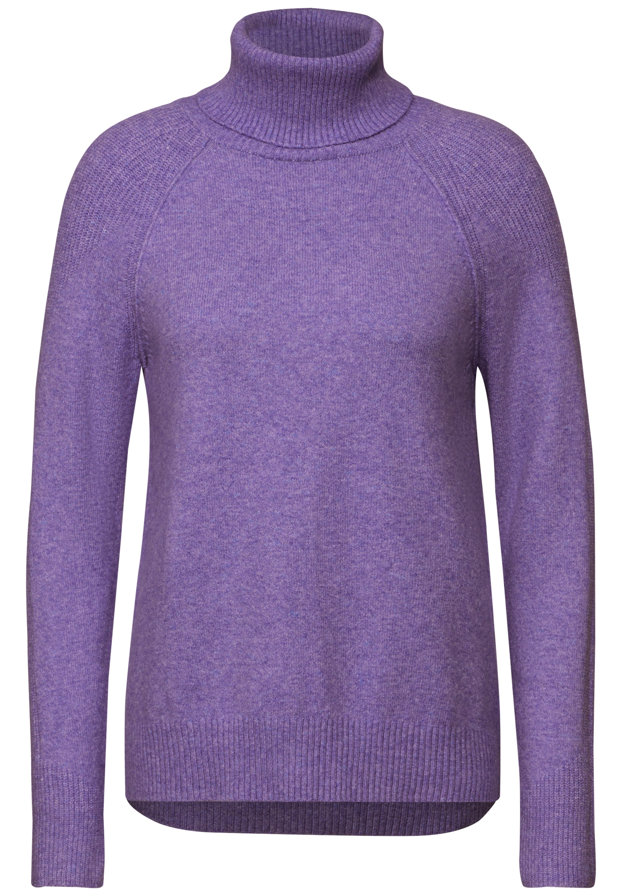 Cecil Rollkragenpullover, mit Rippbündchen
