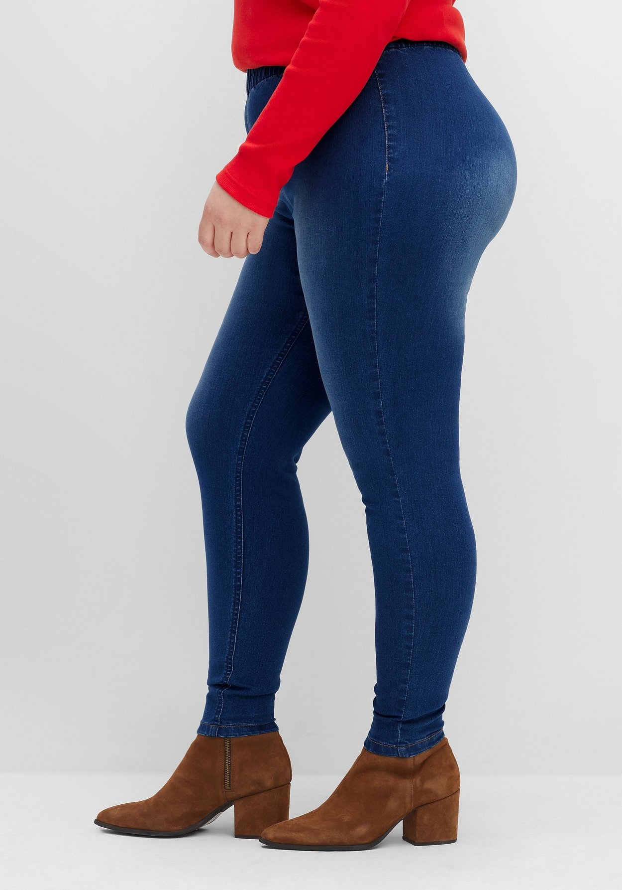 Sheego Jeansjeggings »Jeggings im Doppelpack, mit Kontrastnähten«