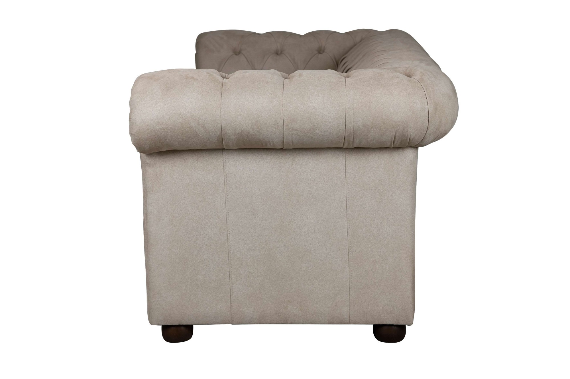 Home affaire 3-Sitzer »CHARENTE, optionale Schlafsofa, Chesterfield-Sofa, Bettfunktion«, mit edler Knopfheftung und typischen Armlehnen, B/T/H 198/89/74 cm
