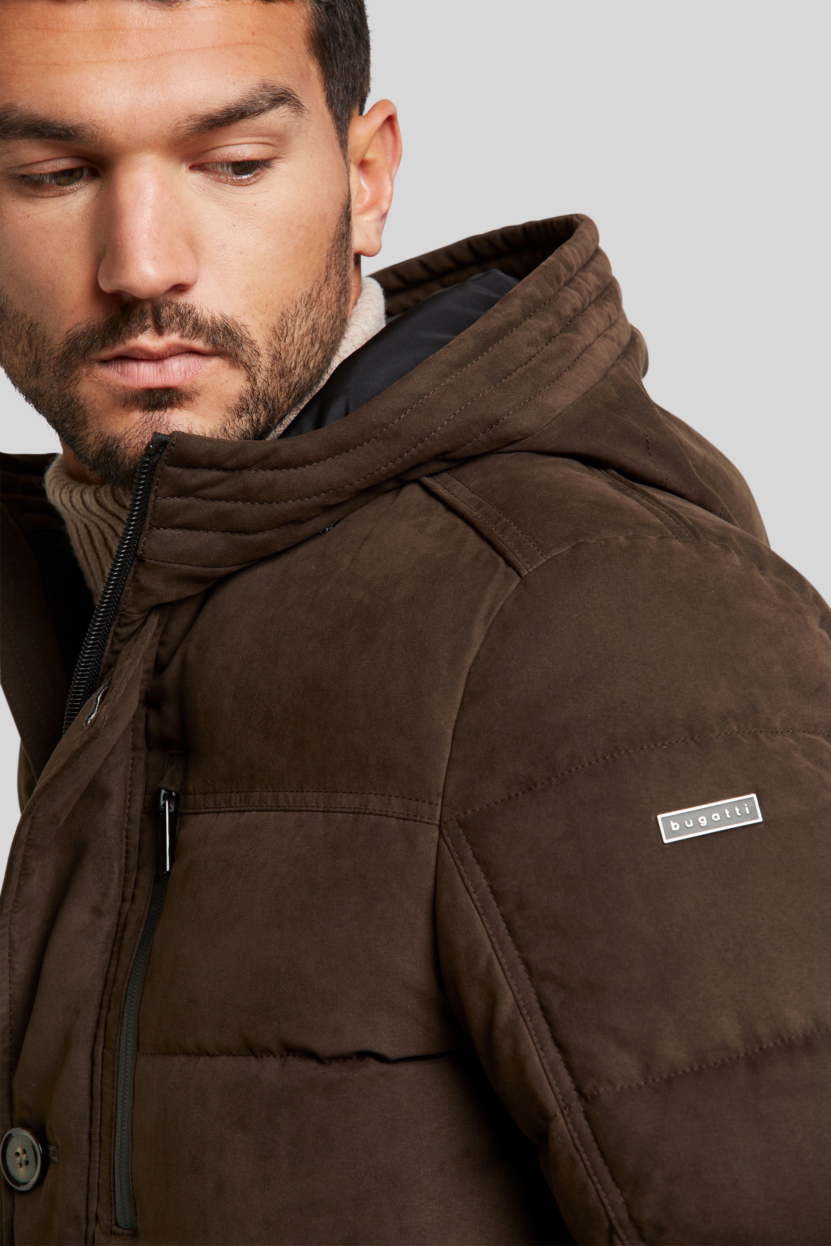 bugatti Parka, mit Kapuze, mit Kapuze