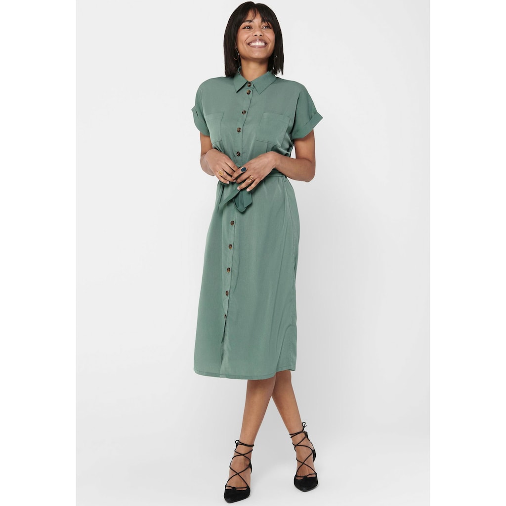 ONLY Hemdblusenkleid »ONLHANNOVER S/S SHIRT DRESS NOOS WVN«