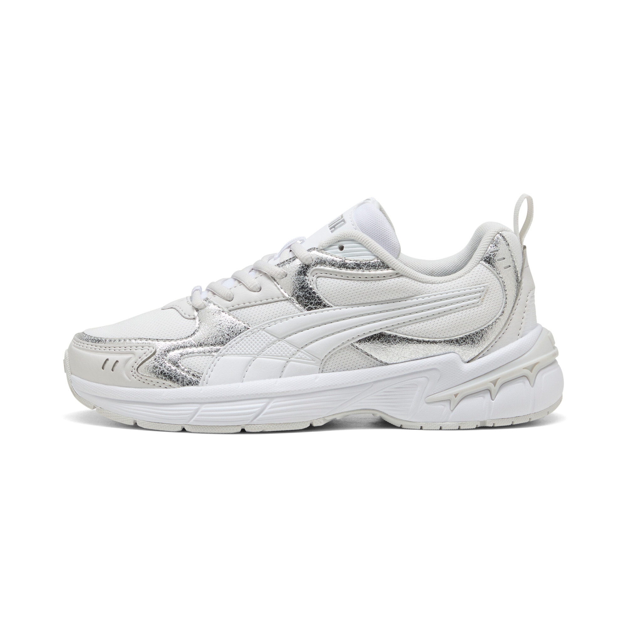 PUMA Sneaker »MILENIO TECH 2000 METALLIC WHISPER«  atmungsaktives Textil-Obermaterial, leicht profilierte Gummilaufsohle
