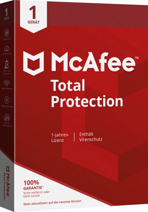 McAfee Virensoftware »McAfee Total Protection, 1-Gerät (Code in a Box)«