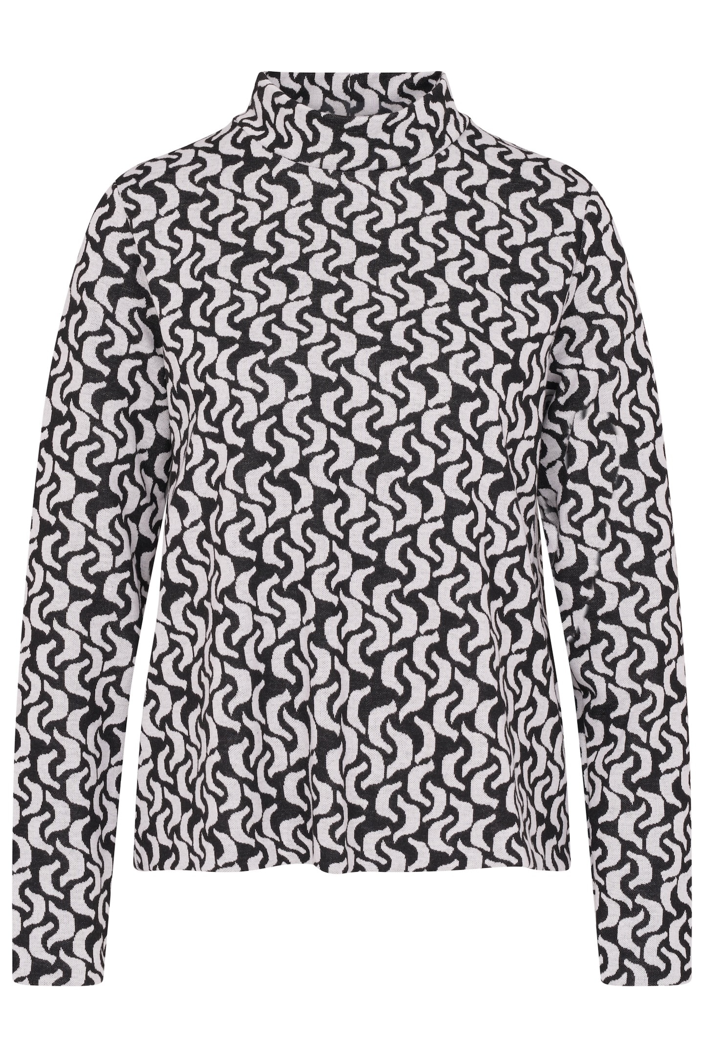 bugatti Langarmshirt, mit grafischen Mustern
