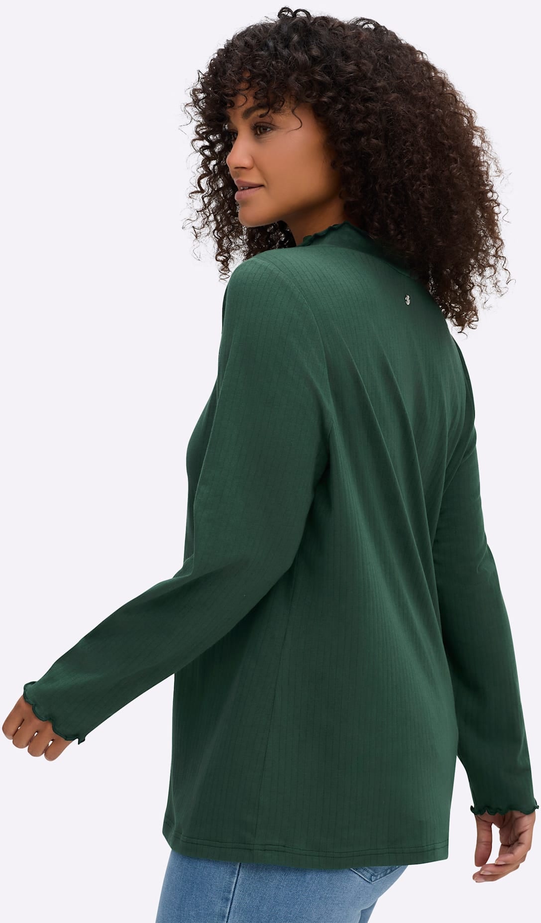 Sheego Stehkragenshirt »Shirtrolli« 1 Stk. tlg.