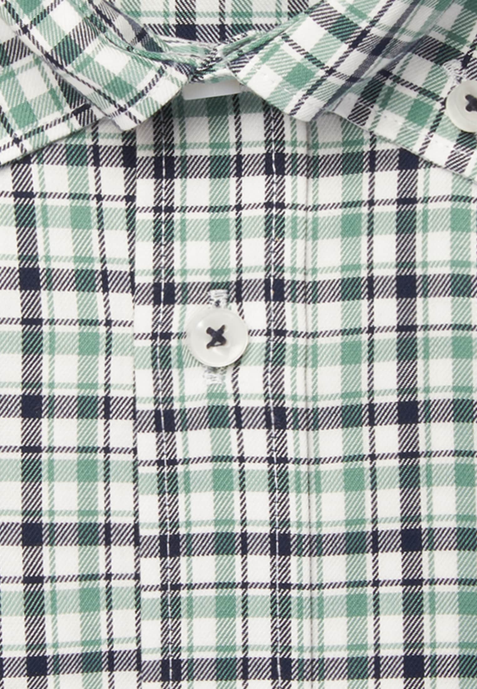 seidensticker Businesshemd »Regular« Regular 1/1 Button-Down-Kragen Karo