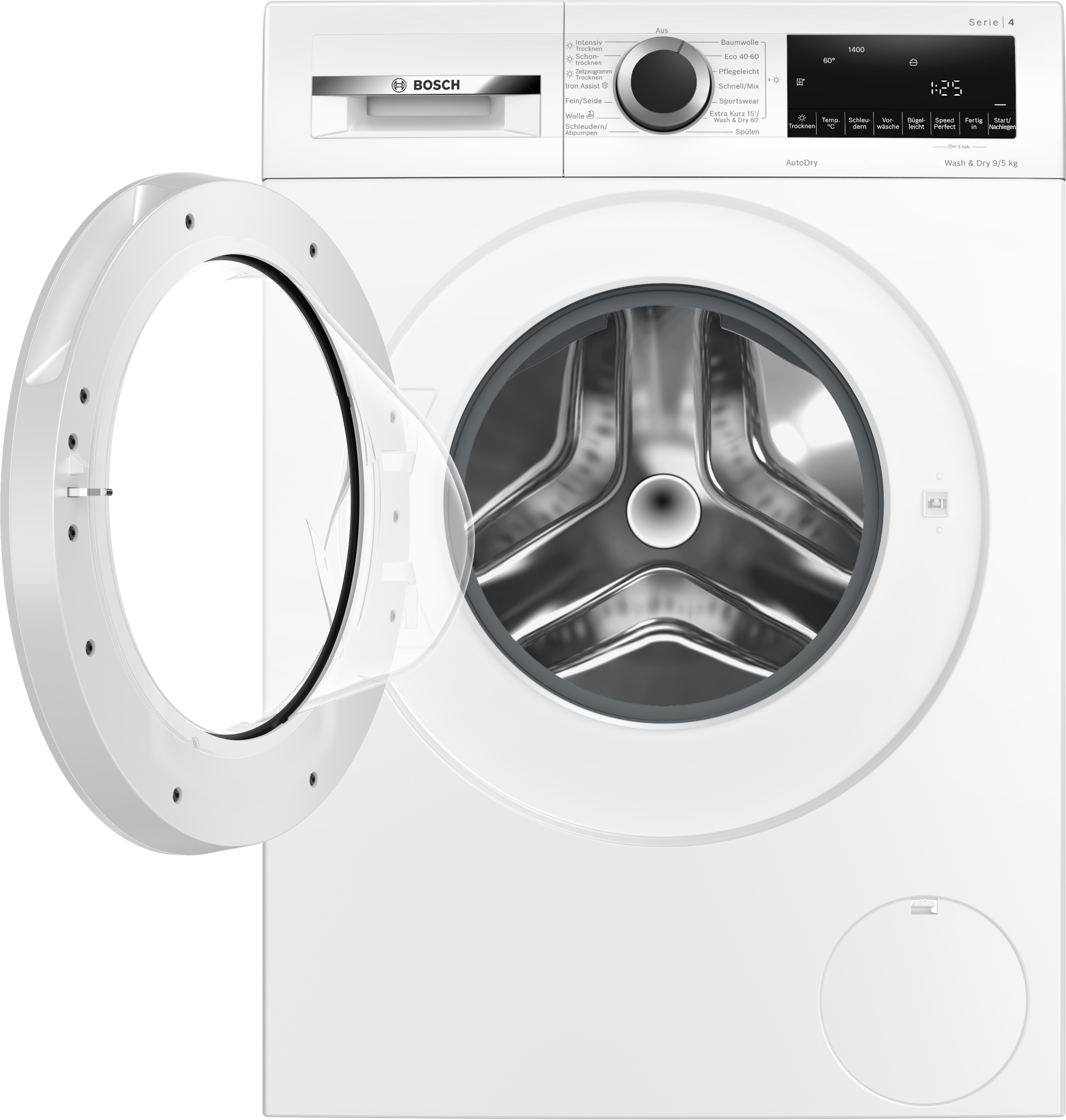 BOSCH Waschtrockner »WNA13441« Serie 4 9 kg /5 kg 70 dB(A)