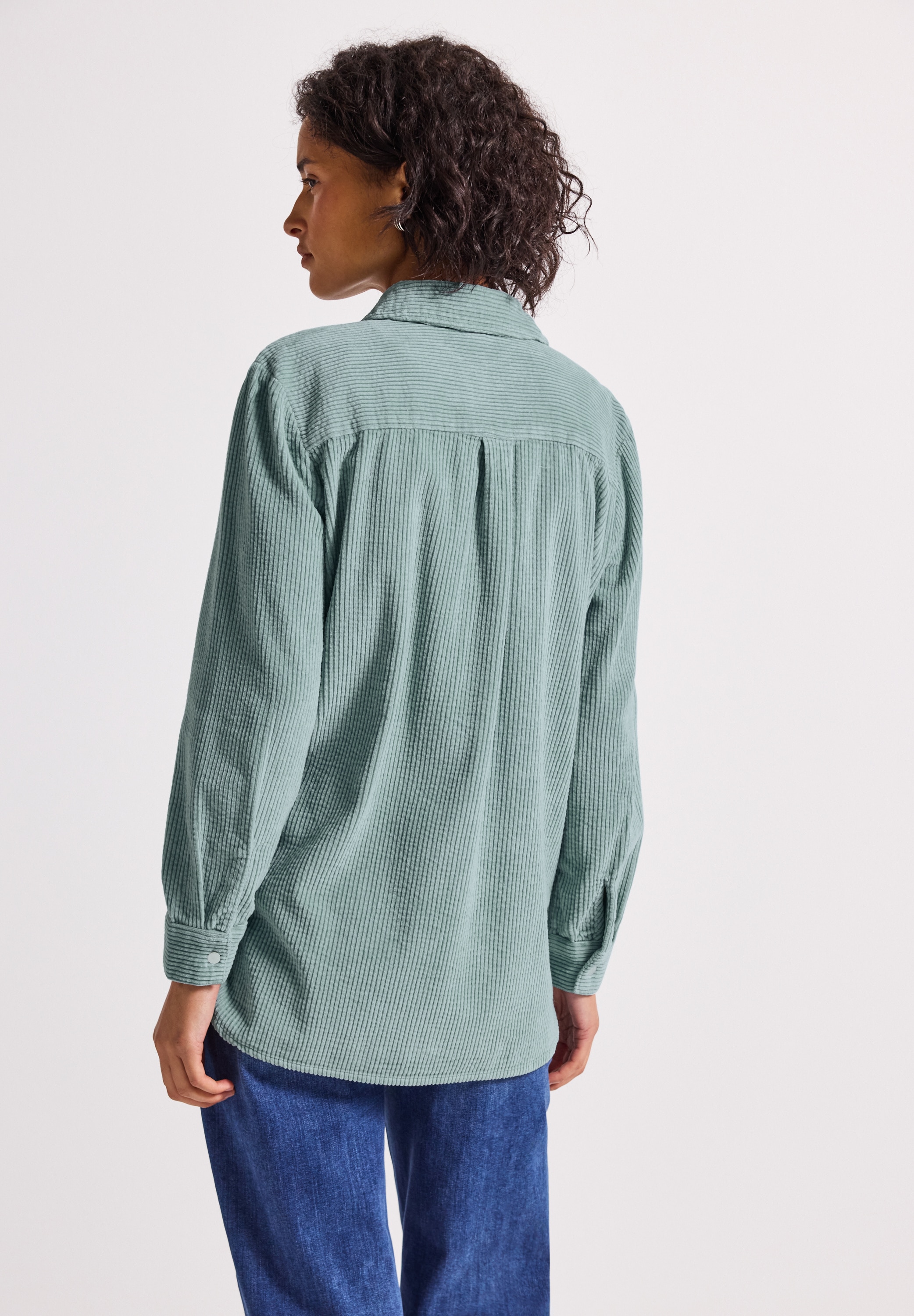 STREET ONE Hemdbluse, mit Hemdkragen