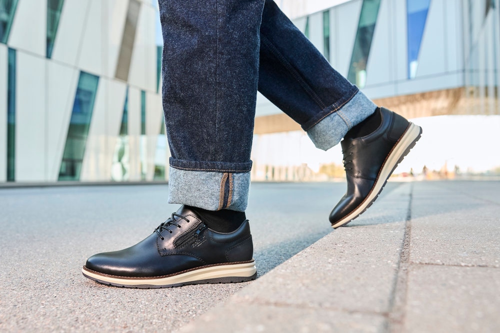 Rieker Schnürschuh  Festtagsschuh, Halbschuh, Business-Schnürer mit weicher Innensohle