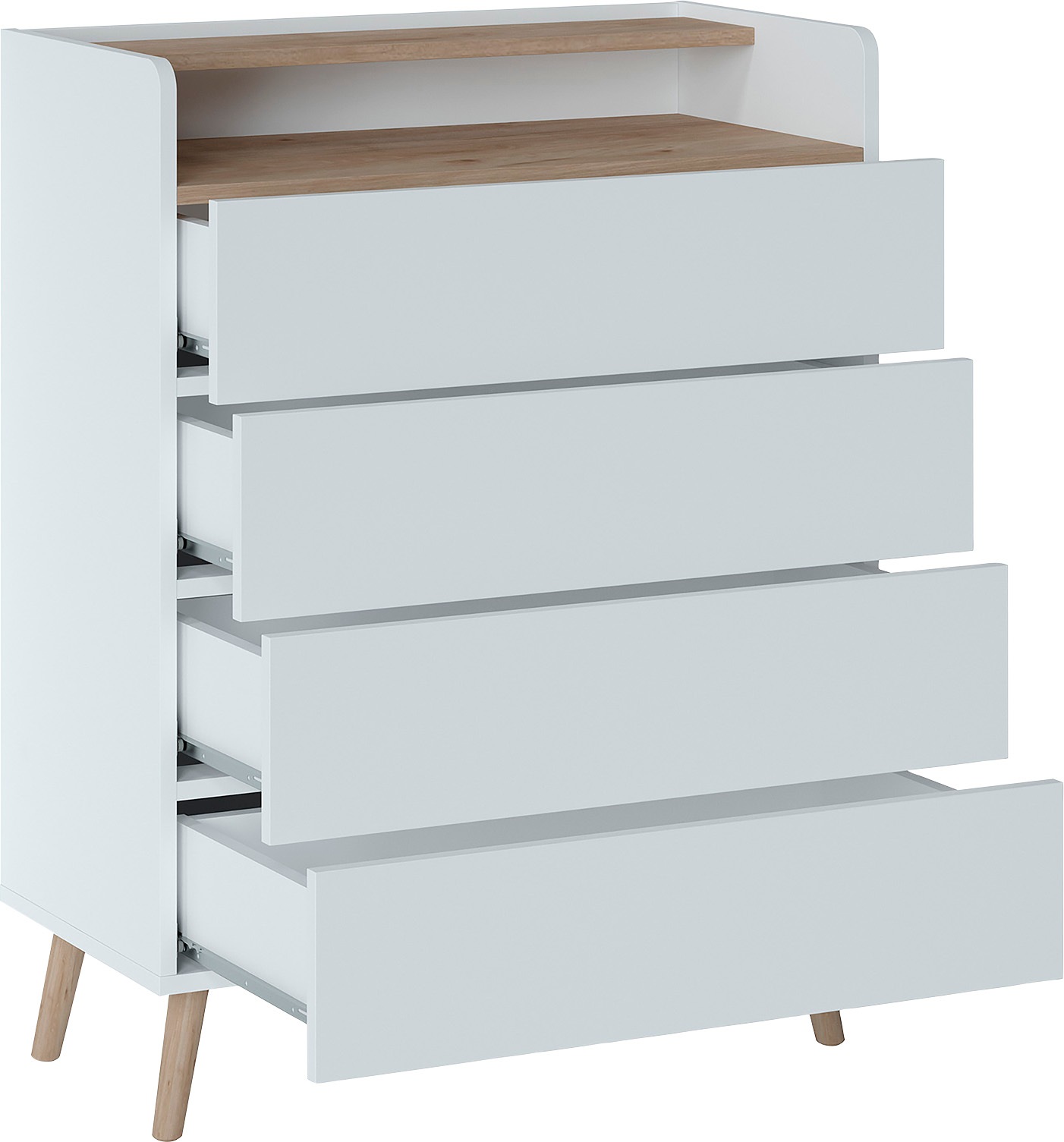 Home affaire Kommode »Scandi« Höhe 60 cm