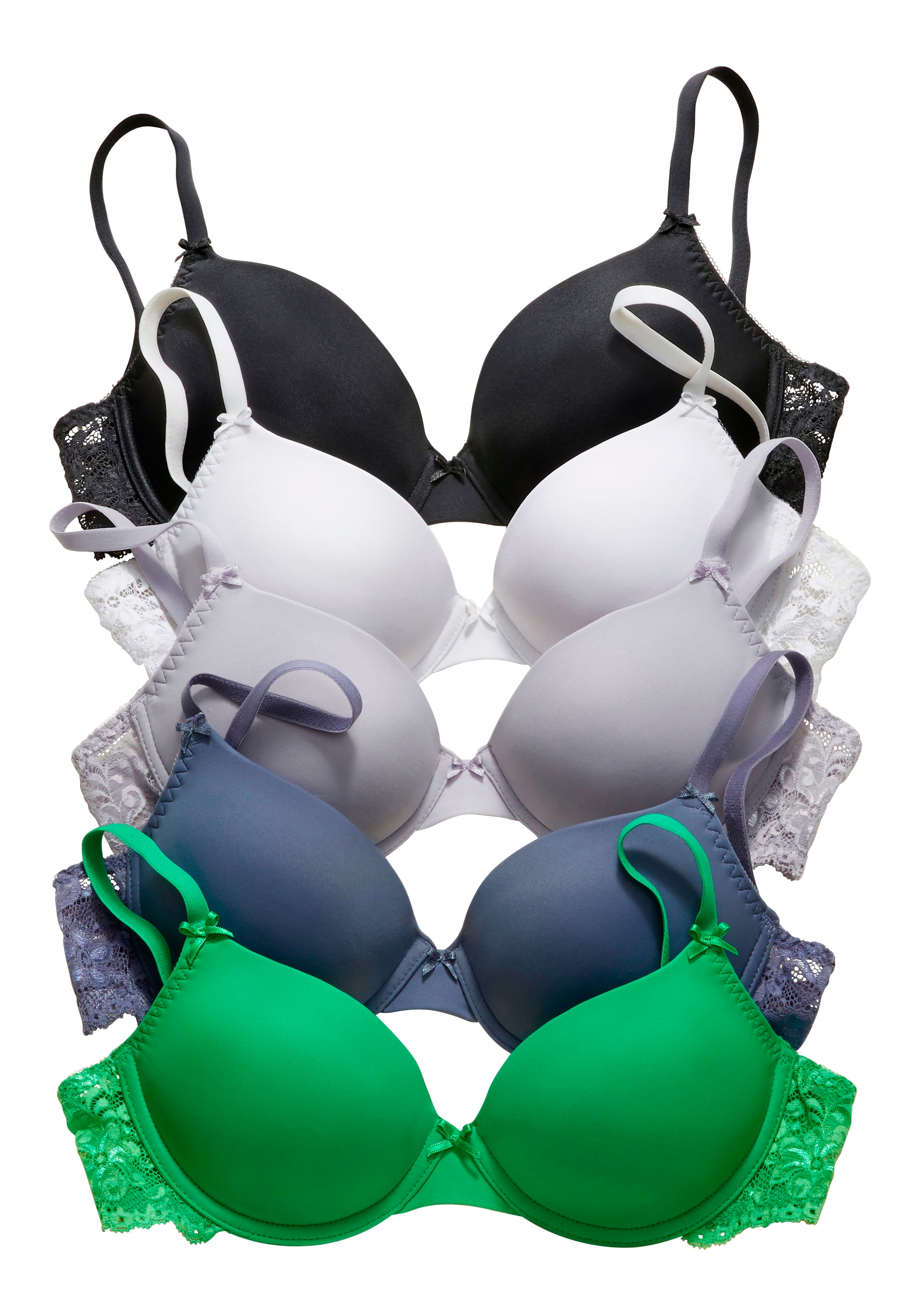 Nuance Schalen-BH, im Rücken aus Spitze, Cups aus Microtouch, Dessous