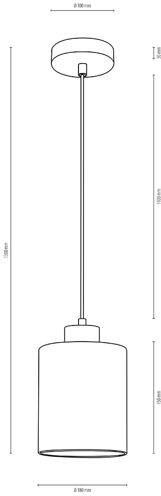 BRITOP LIGHTING Pendelleuchte »ZEFIR«, 1 flammig, Leuchtmittel E27 | ohne Leuchtmittel-Leuchtmittel wechselbar, Naturprodukt aus Eichenholz, Nachhaltig, Hochwertiger Glasschirm