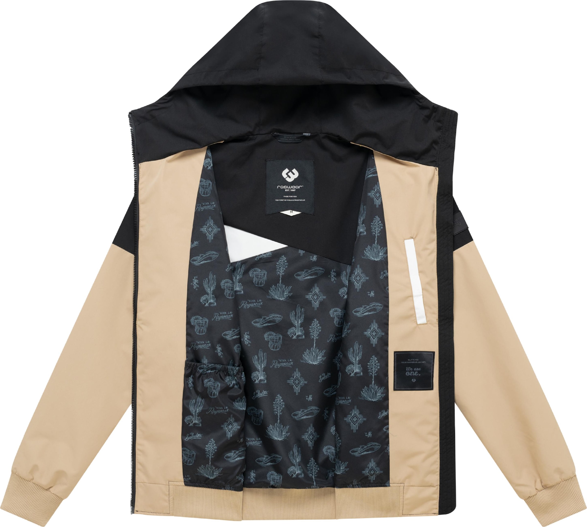 Ragwear Outdoorjacke »Outdoorjacke Renad« mit Kapuze Ultraleichte wasserdichte Herren Übergangsjacke mit Kapuze