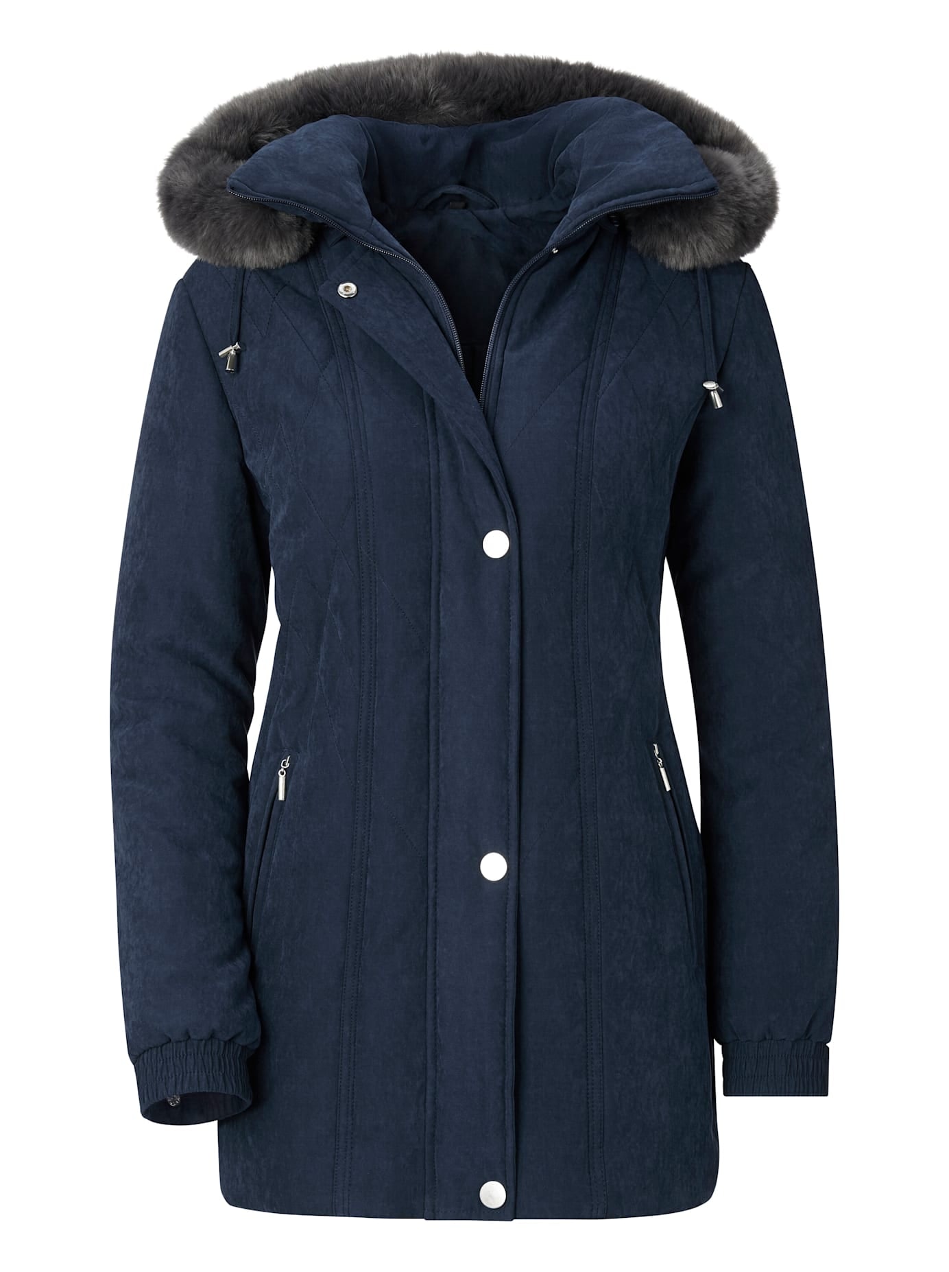 Classic Winterjacke, mit Kapuze