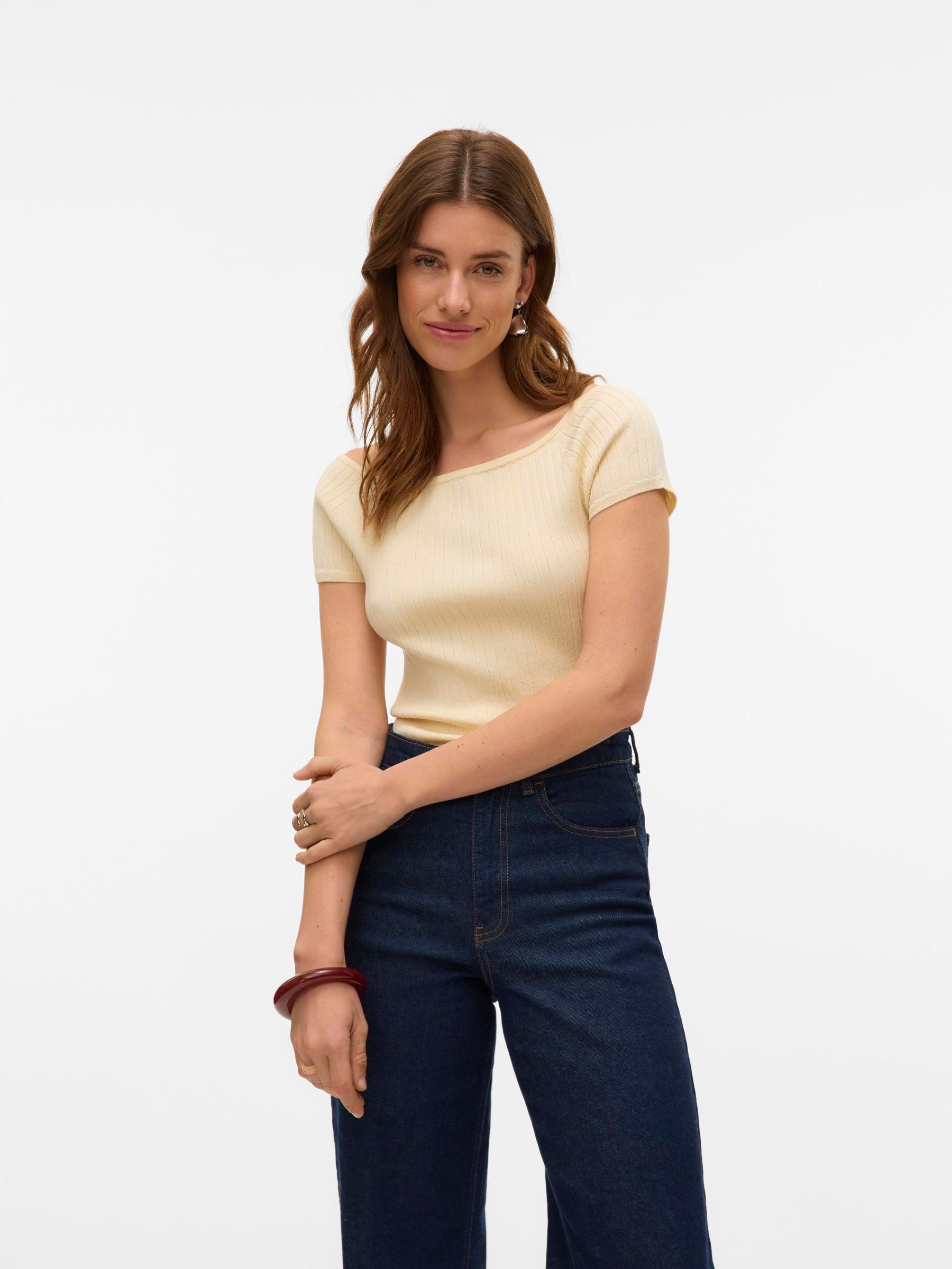 Vero Moda Stricktop »VMPOPPY SS OFF SHOULDER TOP VMA NOOS«