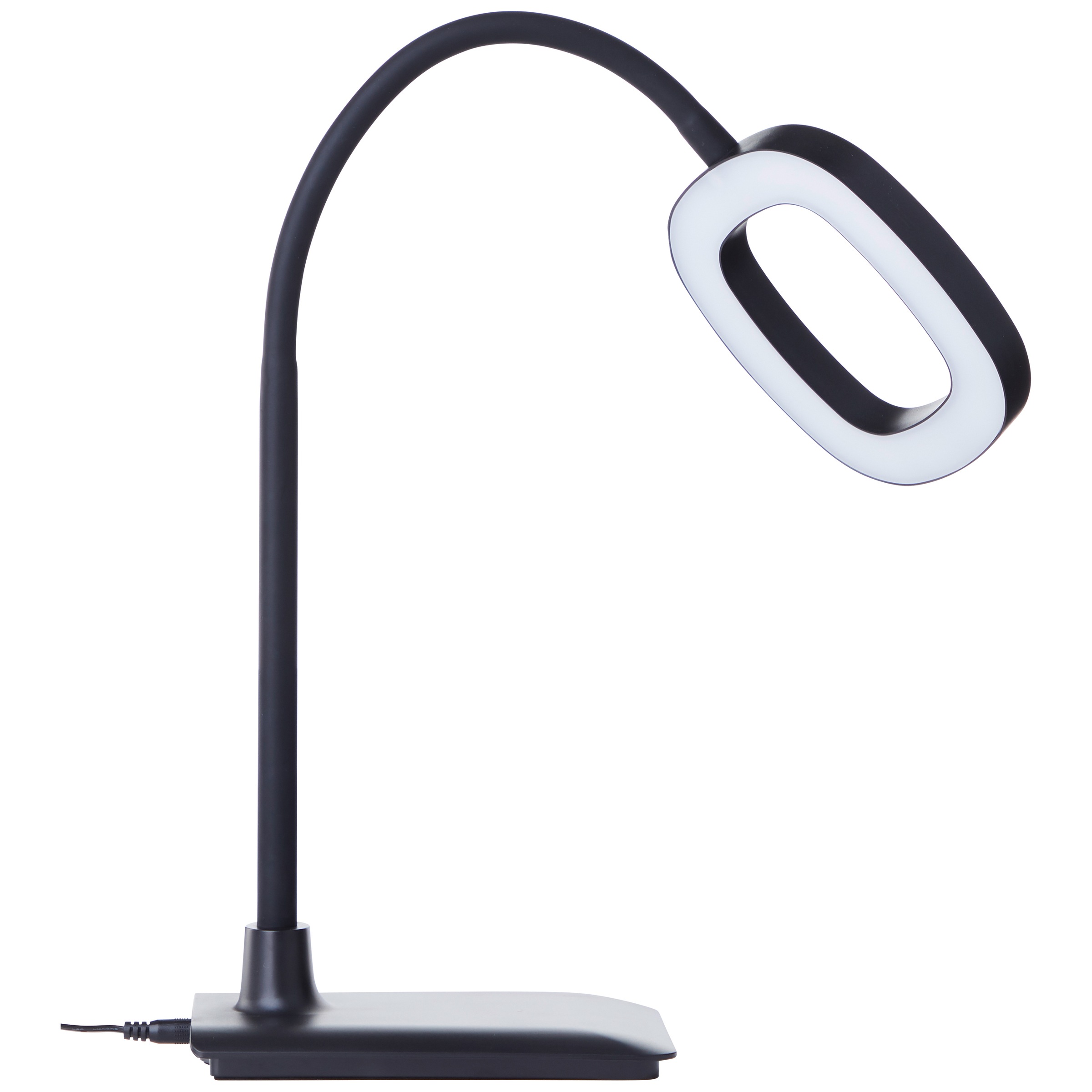 Brilliant LED Schreibtischlampe »Maskat« LED-Modul 1 Stk. Neutralweiß 43cm, 880lm, 5000K, dimmbar, Flexarm, schwarz