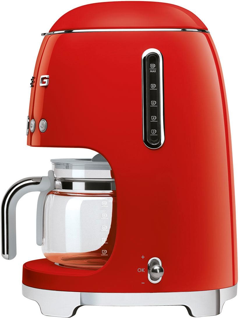 Smeg Filterkaffeemaschine »DCF02RDEU«, Permanentfilter, XXL 3 Jahren 1x4 Garantie mit