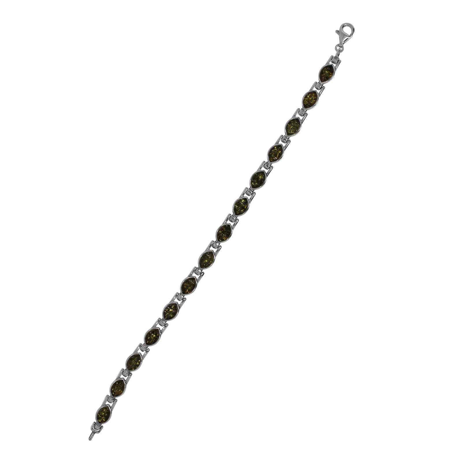 OSTSEE-SCHMUCK Armband »- Uzay - Silber 925/000 - Bernstein«
