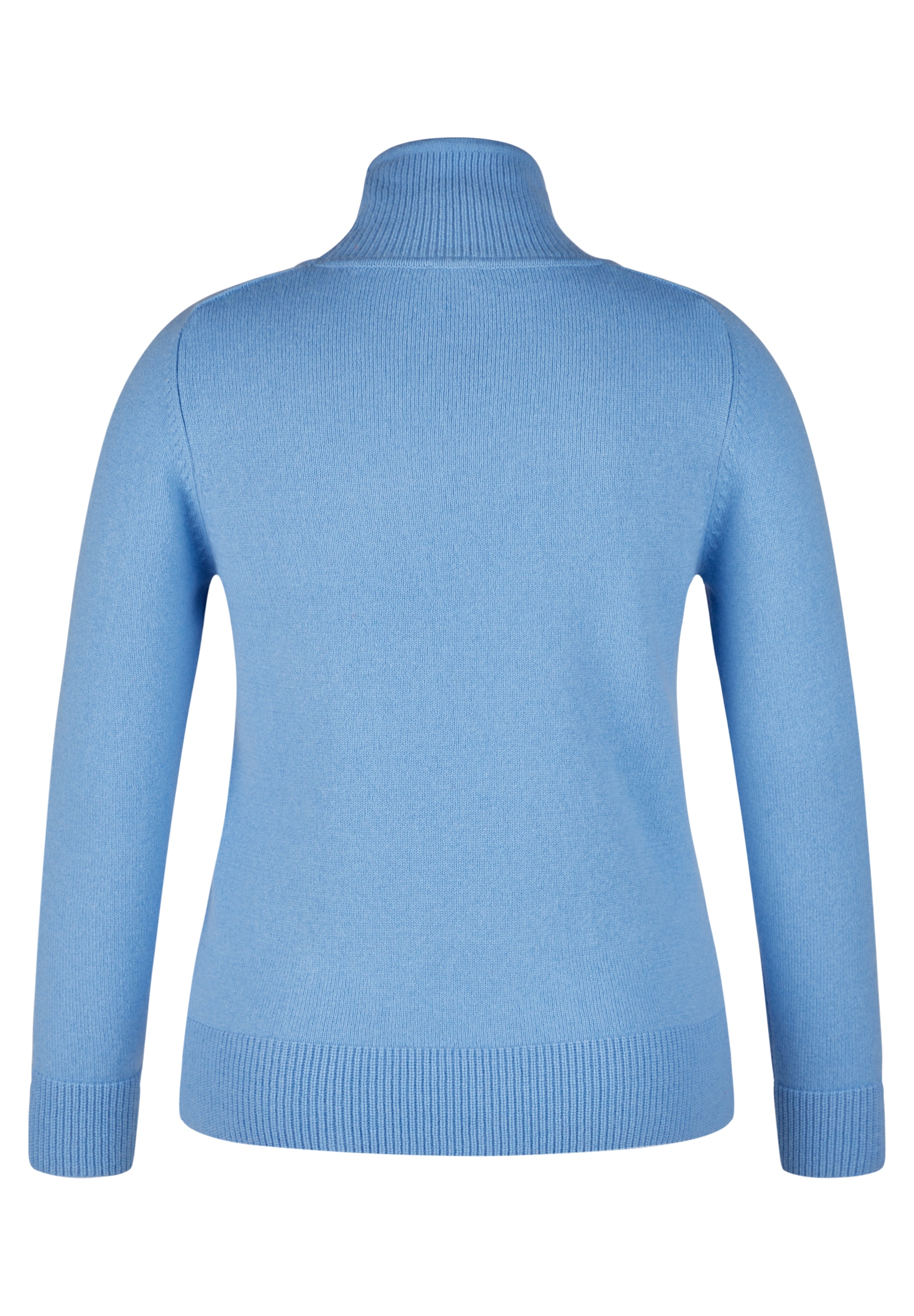 Rabe Strickpullover, mit Stehkragen und Kordelzug