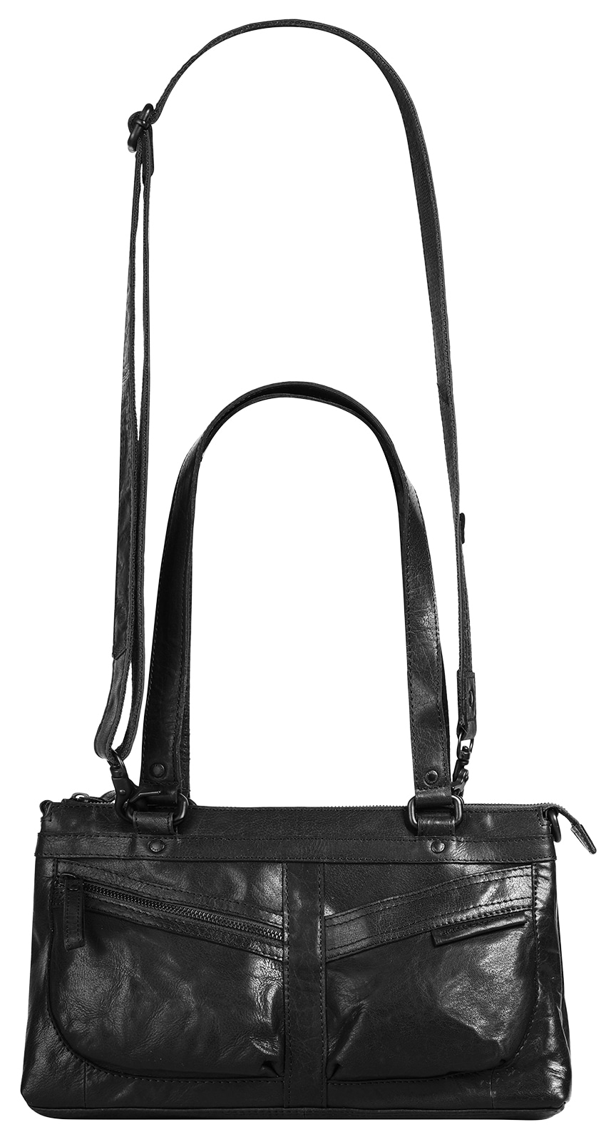 Spikes & Sparrow Henkeltasche, echt Leder