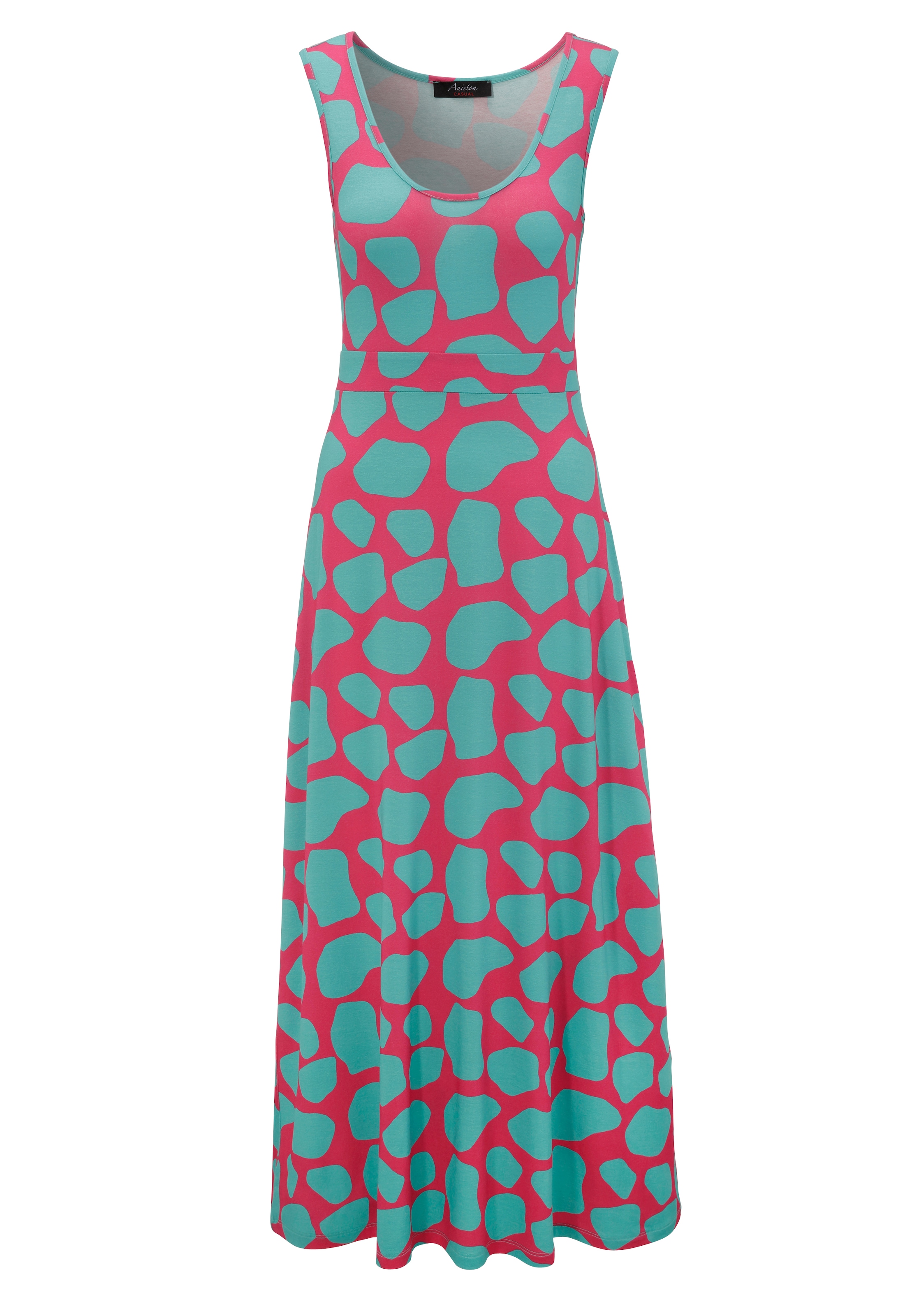 Aniston CASUAL Sommerkleid, mit extravagantem, farbintensivem Druck