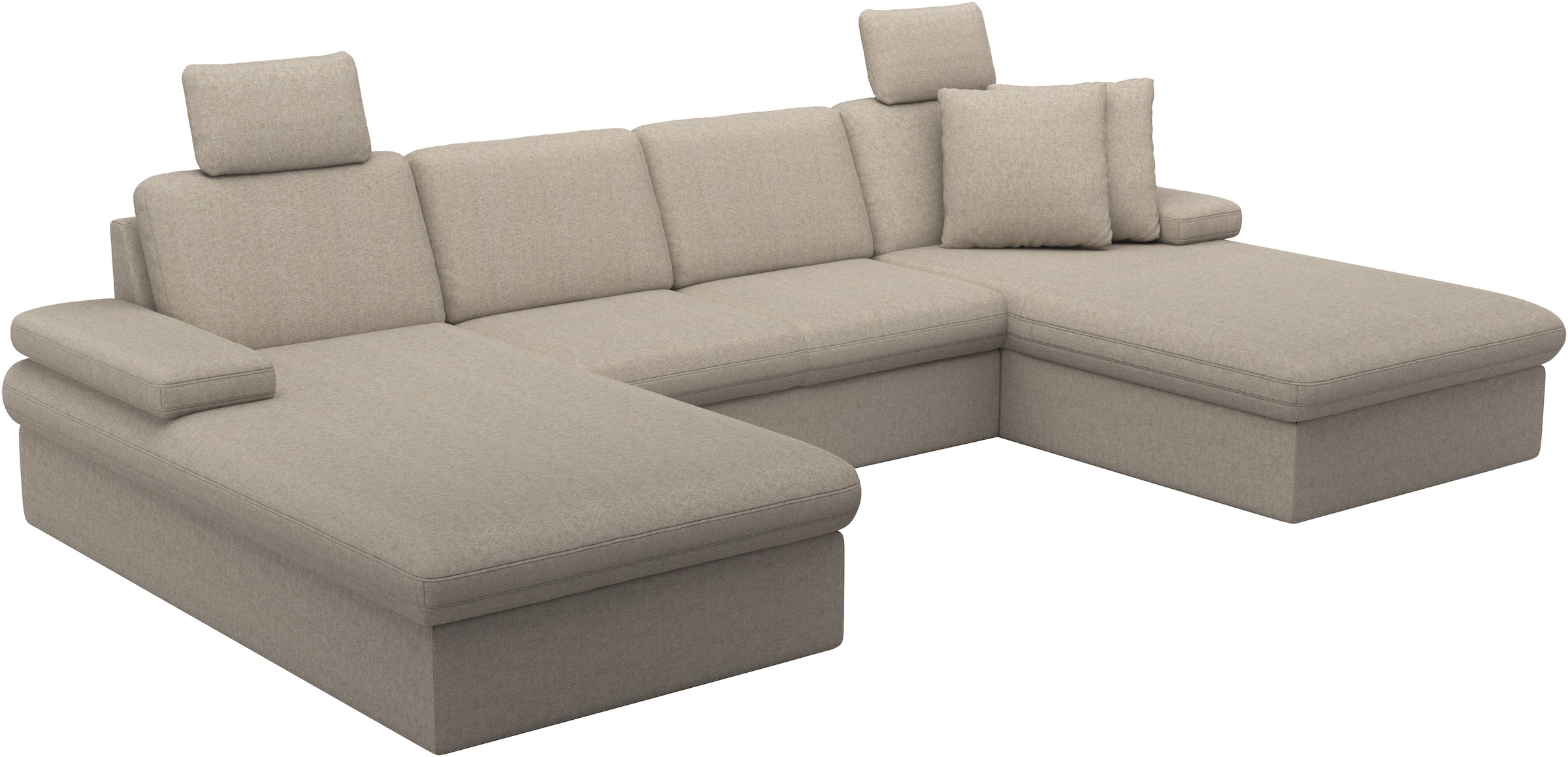 sit&more Wohnlandschaft »Moreno«, mit Armteilverstellung,wahlweise mit Bettfunktion