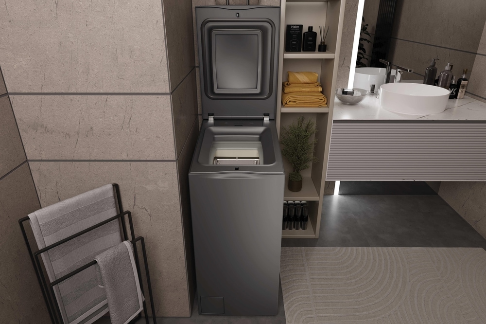 Haier Waschmaschine Toplader »HW90-BPD13386GU1« 9 kg 1300 U/min 9kg Fassungsvermögen & Energieeffizienzklasse A