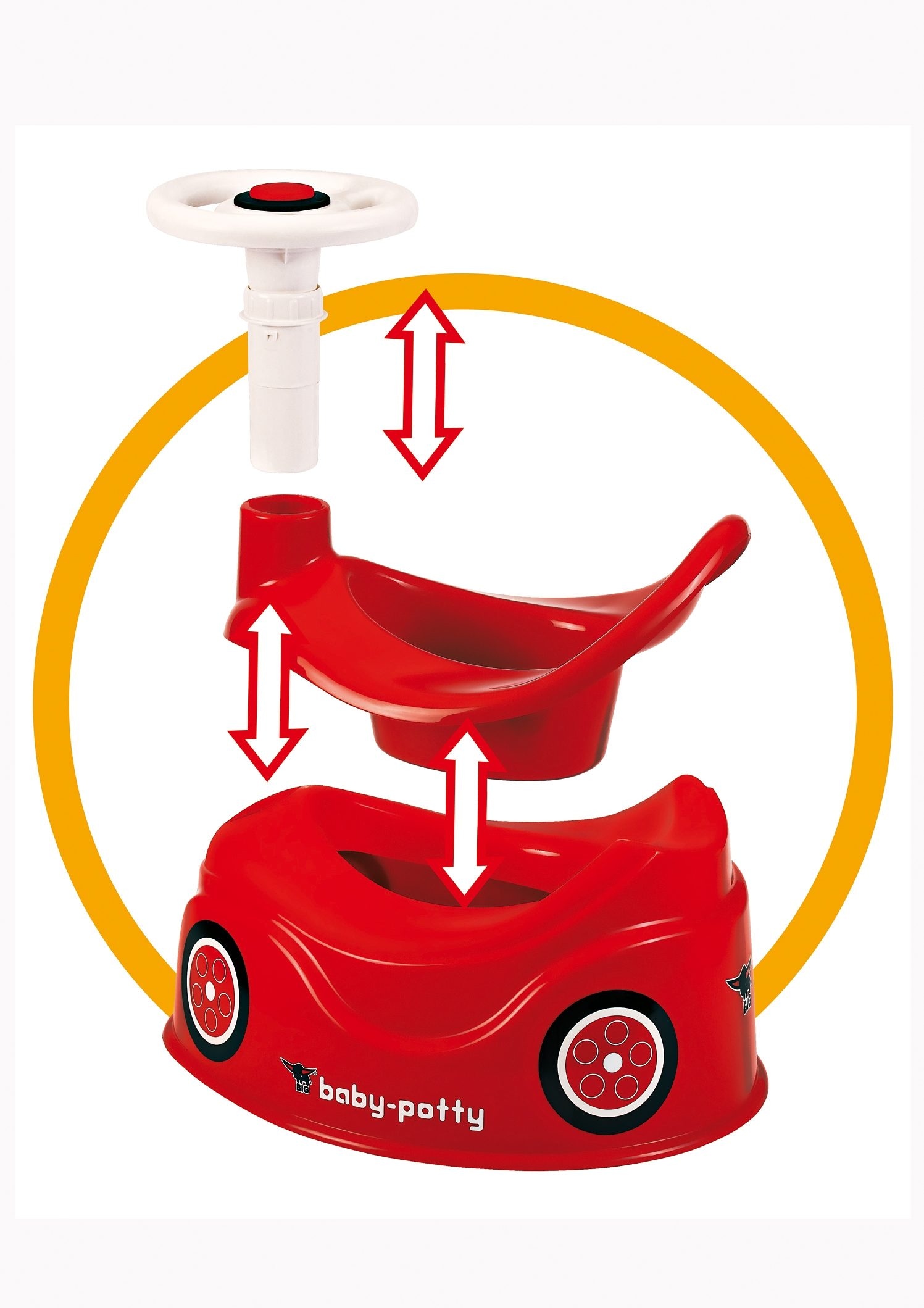 BIG Töpfchen »BIG Baby-Potty«, im BIG-Bobby-Car-Design; Made in Germany