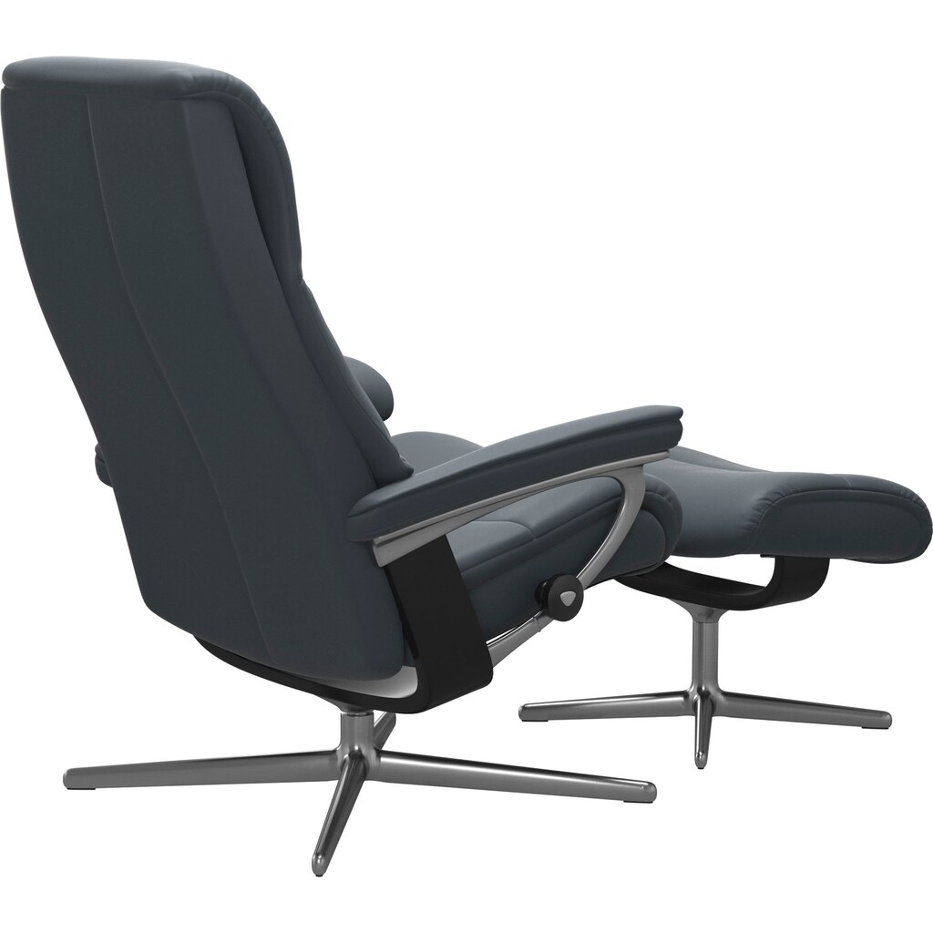 Stressless® Relaxsessel »View«, mit Cross Base, Größe S, M & L, Holzakzent Schwarz