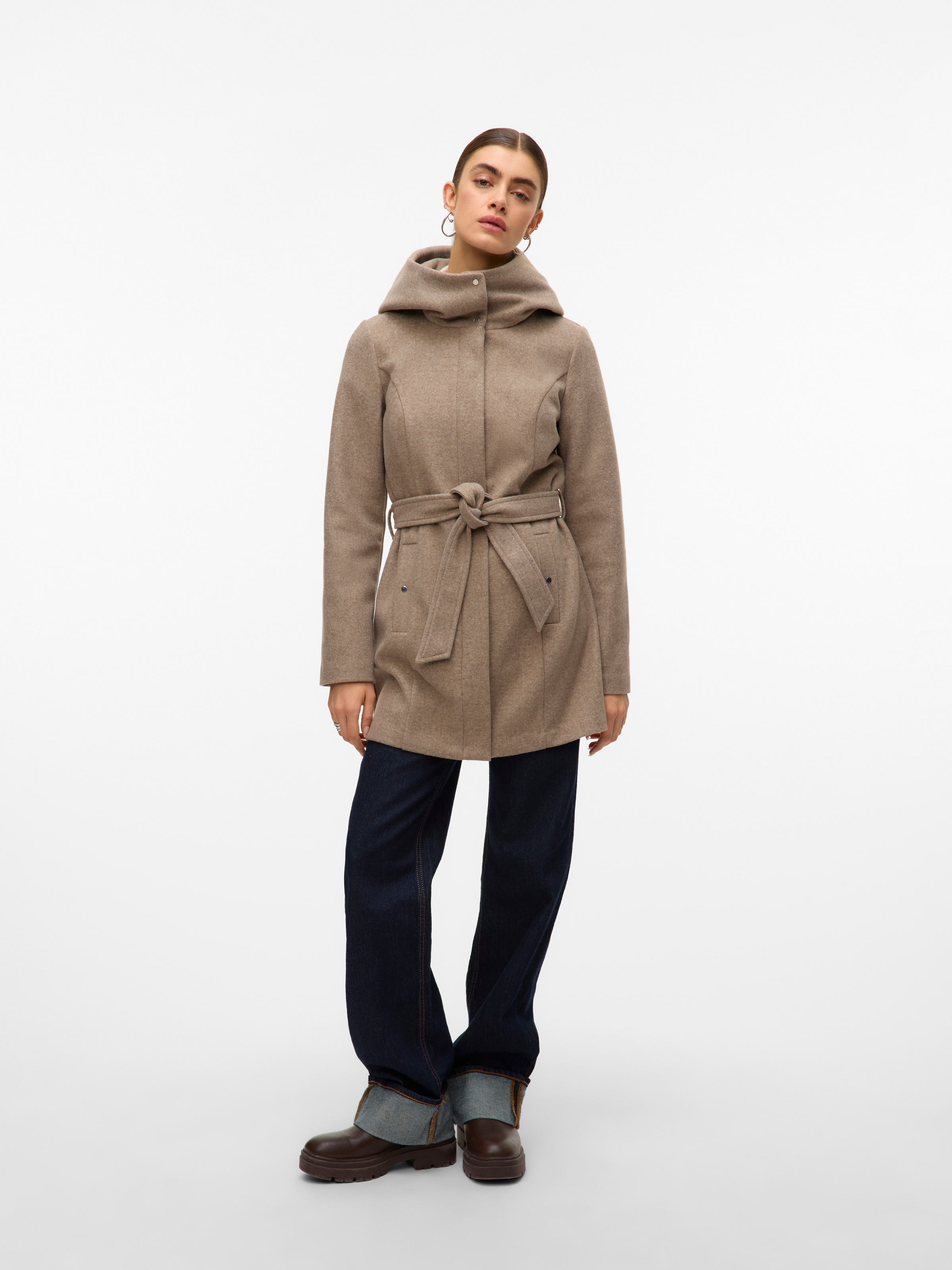 Vero Moda Langjacke »VMPOPLIVA JACKET GA BOO«, mit Kapuze