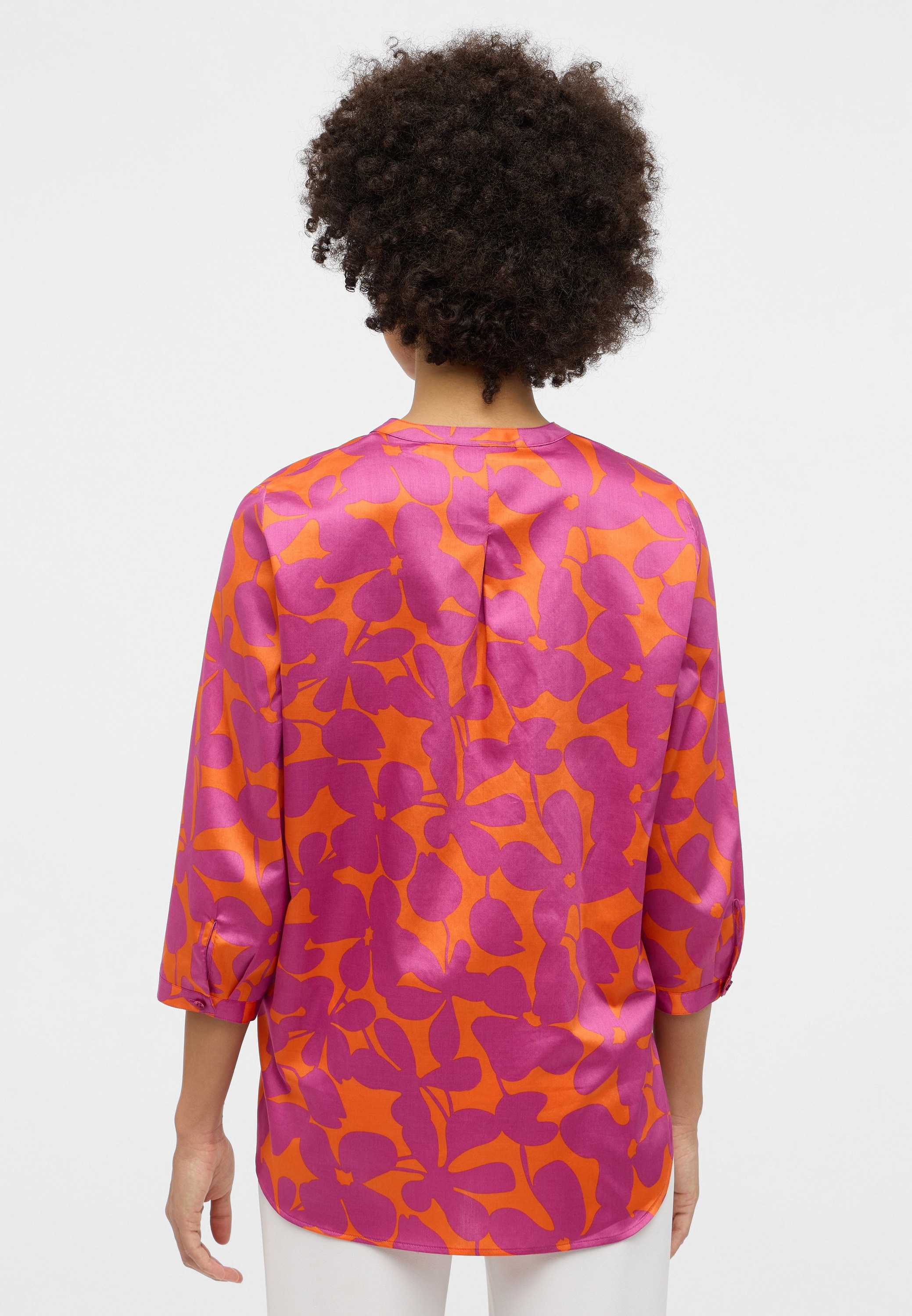 Eterna Longbluse »LOOSE FIT« EASY IRON (bügelleicht)