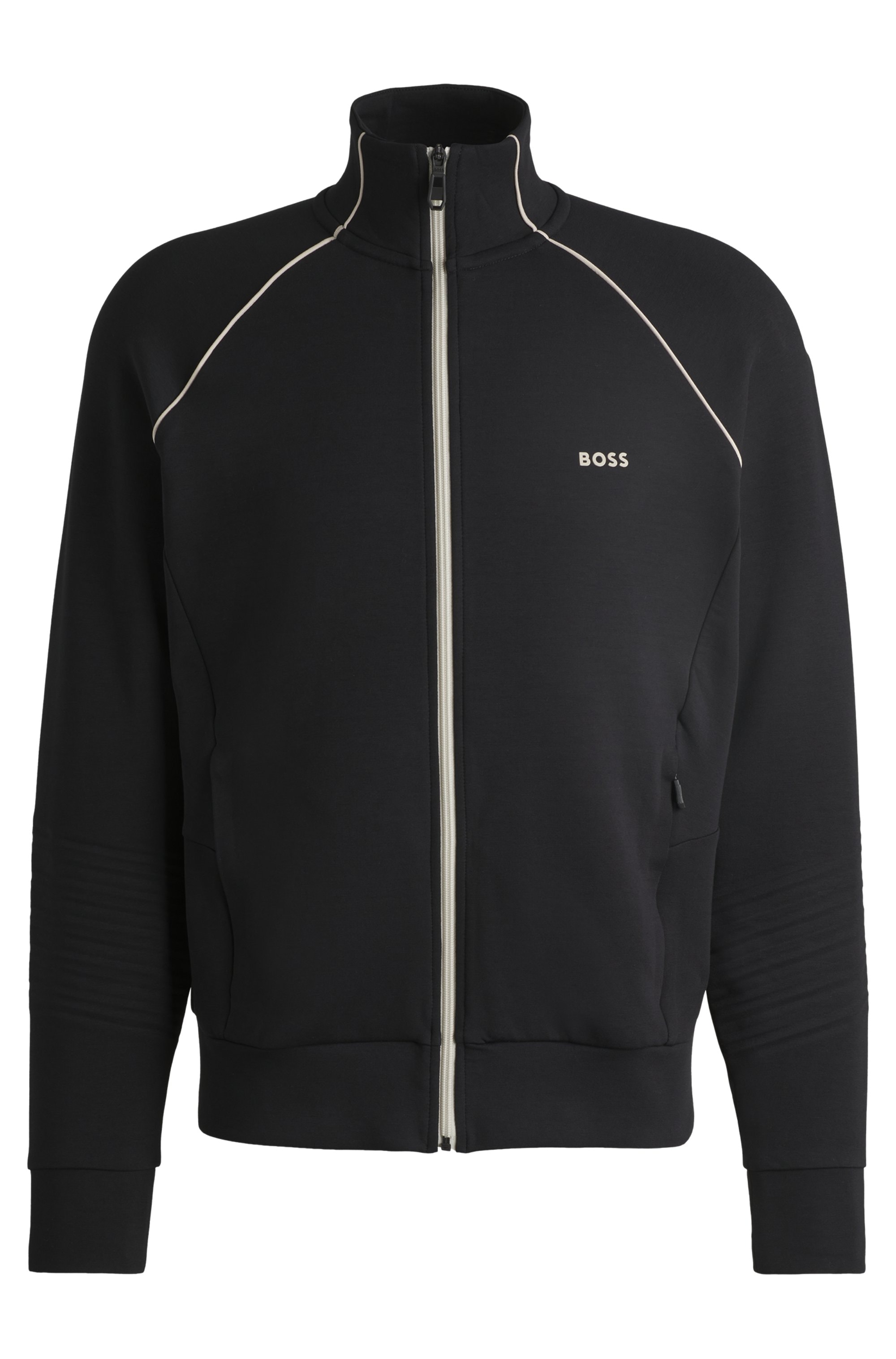 BOSS GREEN Sweatjacke »Skaz 1«, mit Markenlabel