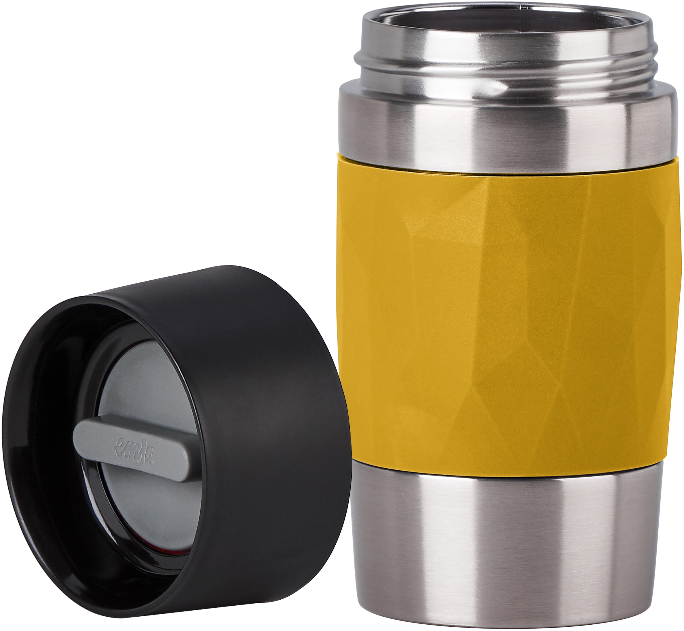 Emsa Thermobecher »Travel Mug Compact«, 0,3L, Edelstahl, 3h warm/6h kalt, 360°Trinköffnung, spülmaschinenfest