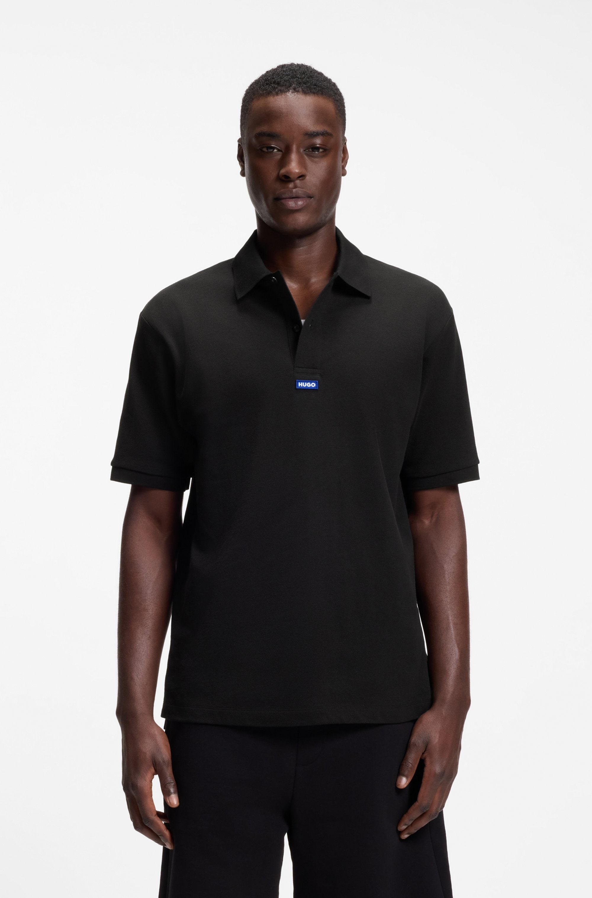 HUGO Poloshirt »Nolitos« Polokragen, Loose Fit, reine Baumwolle