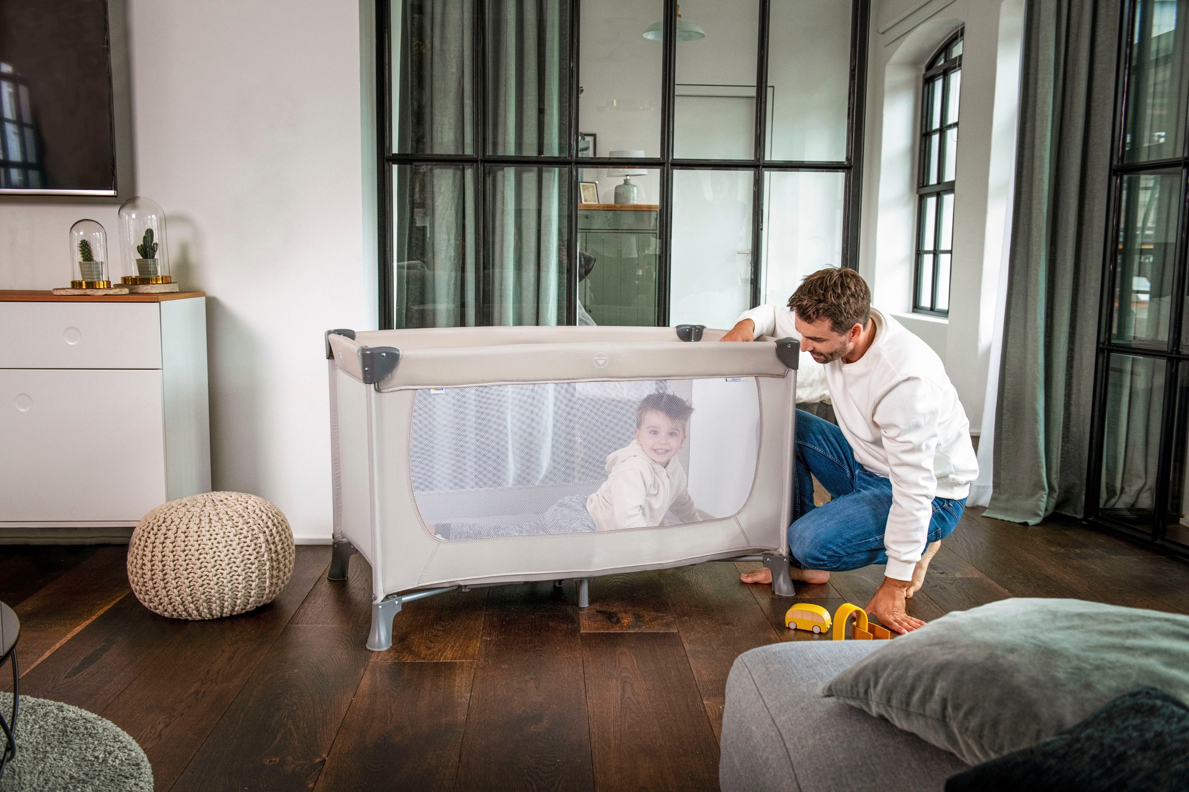 Hauck Baby-Reisebett »Dream N Play, beige«, inkl. Transporttasche