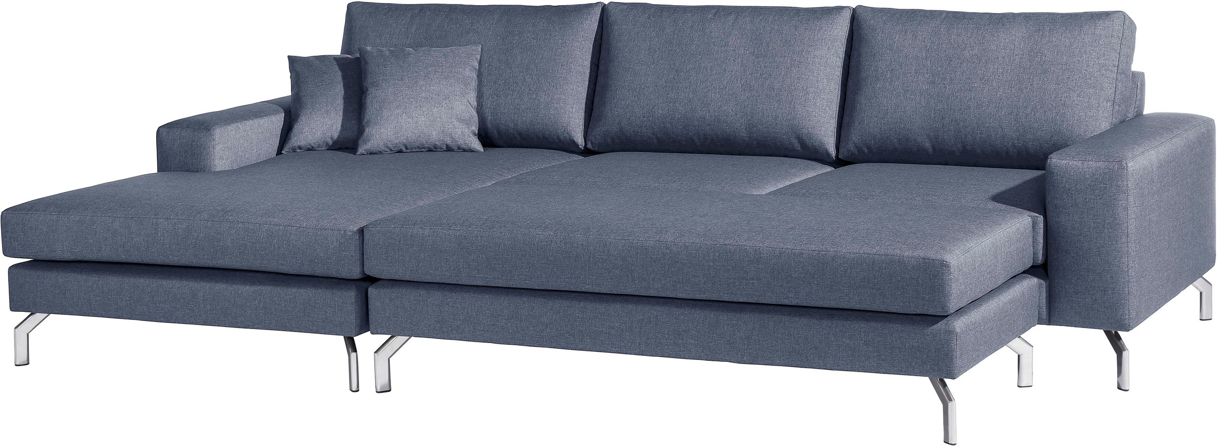 Max Winzer® Hocker »Flori«, mit abgewinkelten Chromfüßen
